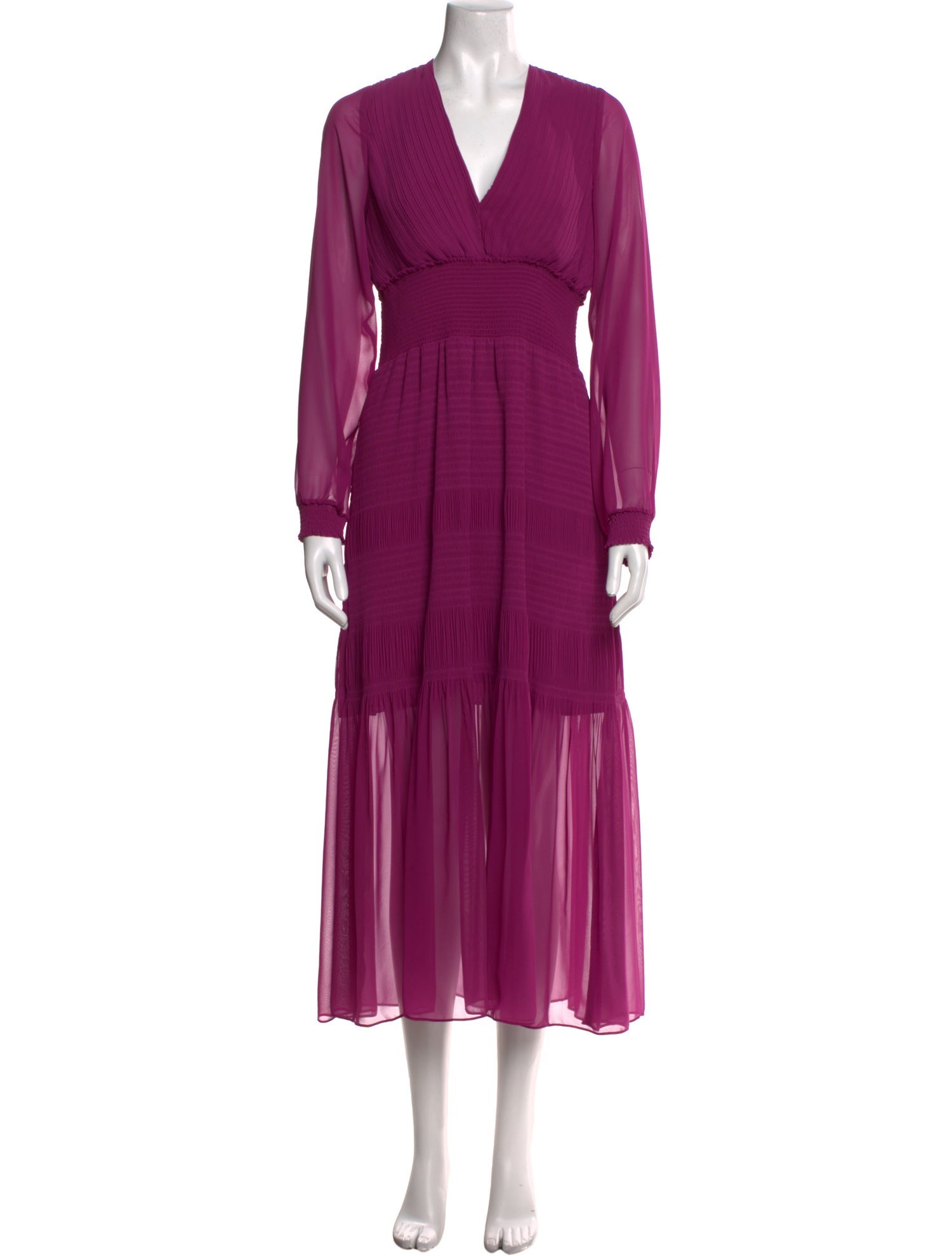 Intermix V-Neck Long Dress