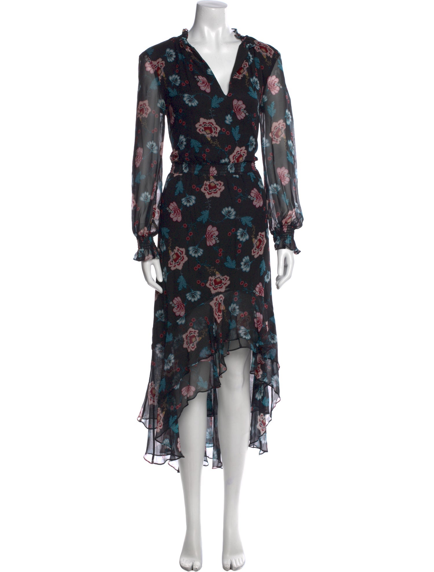 Intermix Silk Long Dress