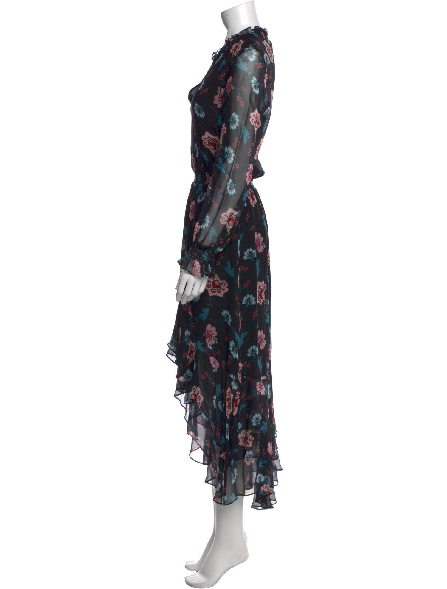 Intermix Silk Long Dress