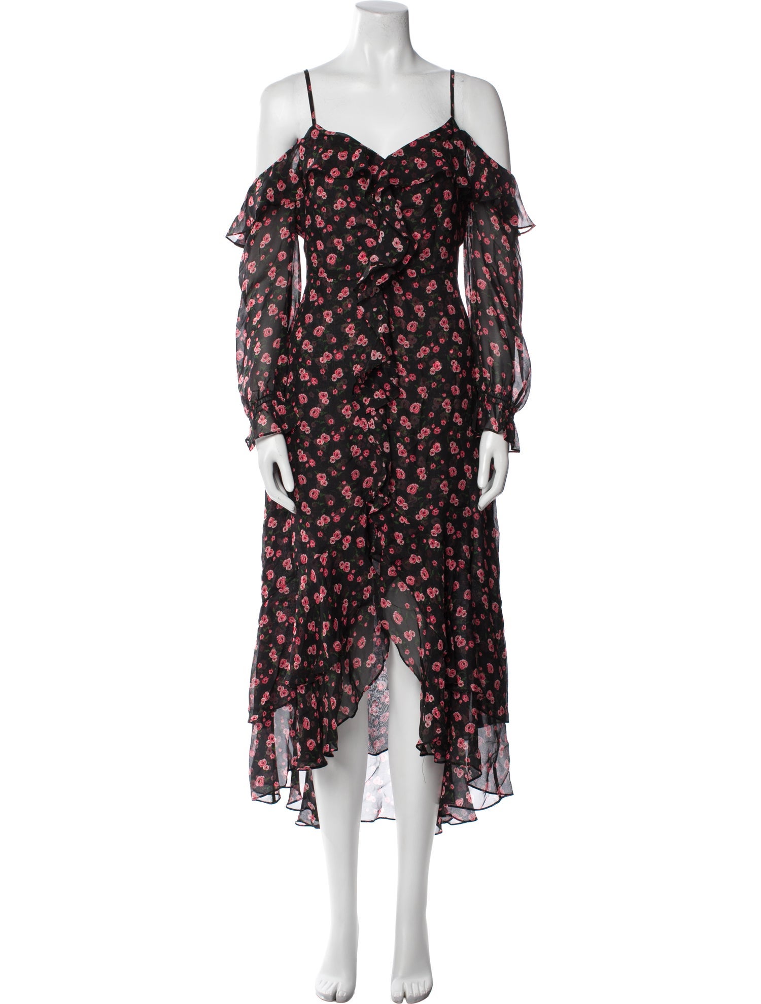 Intermix Silk Long Dress