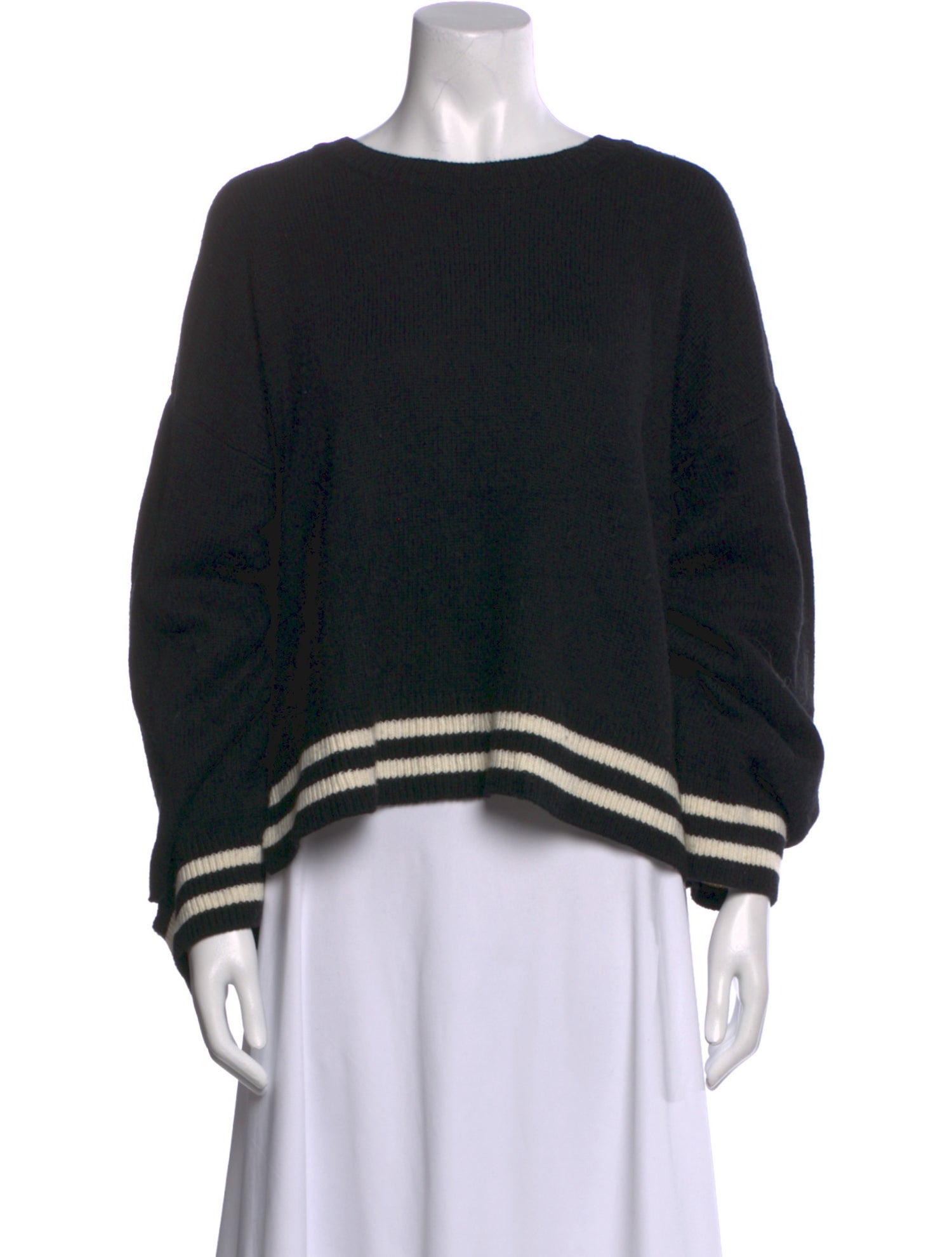 Intermix Scoop Neck Sweater