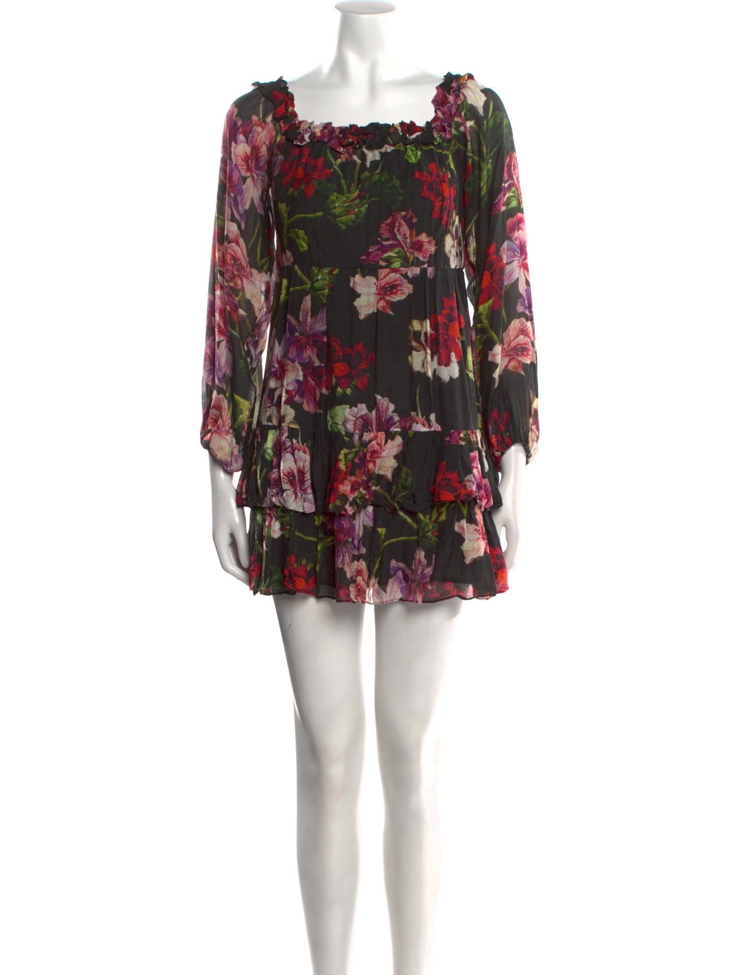 Intermix Silk Mini Dress