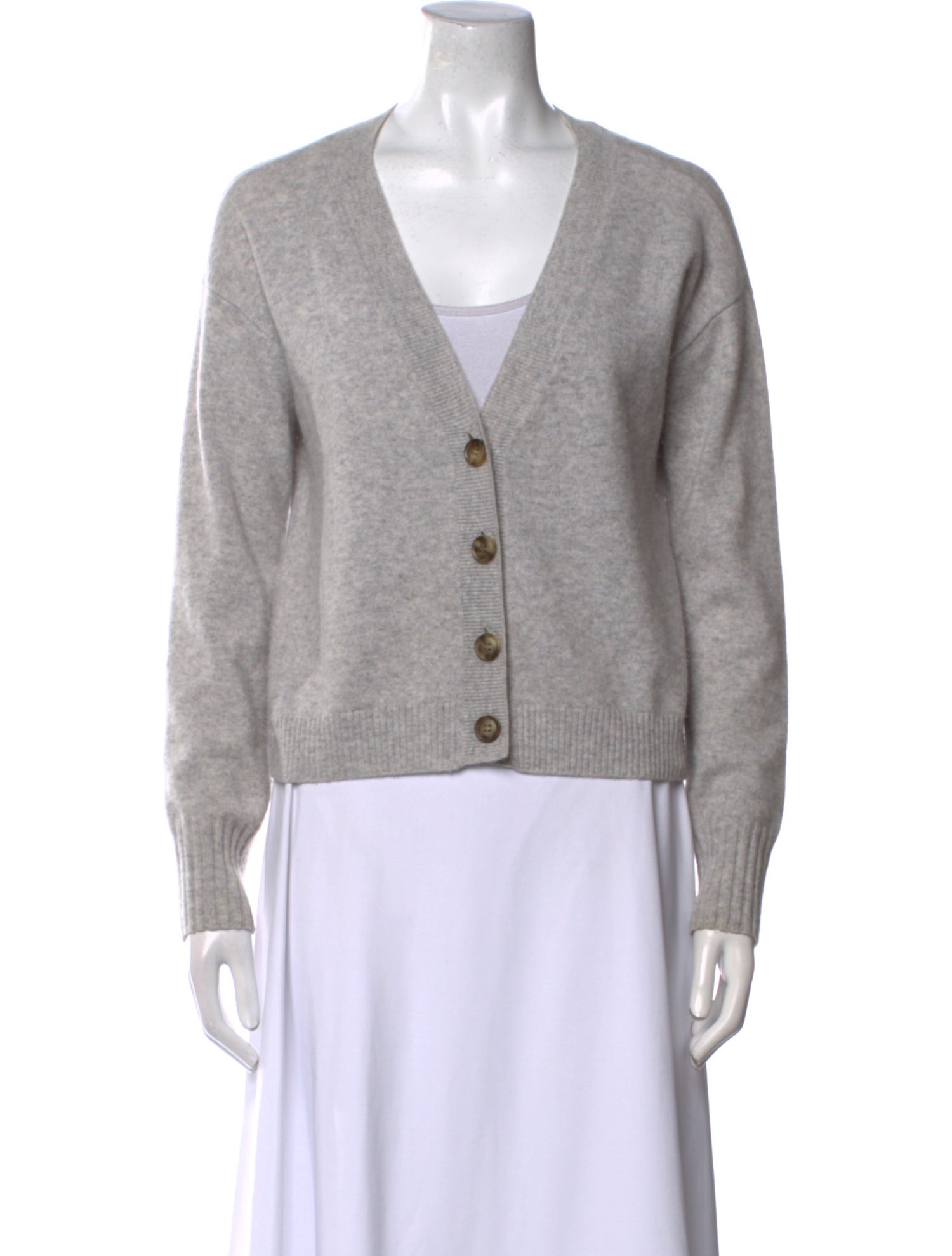 Intermix Cashmere V-Neck Sweater