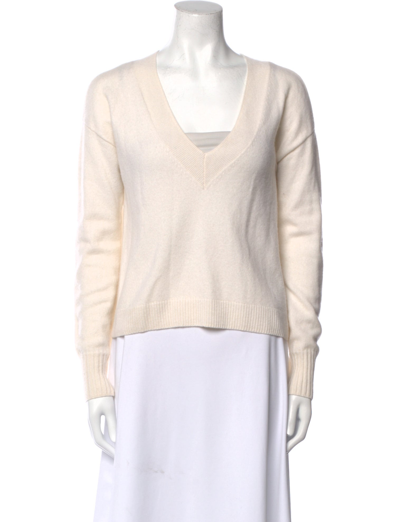Intermix Cashmere V-Neck Sweater