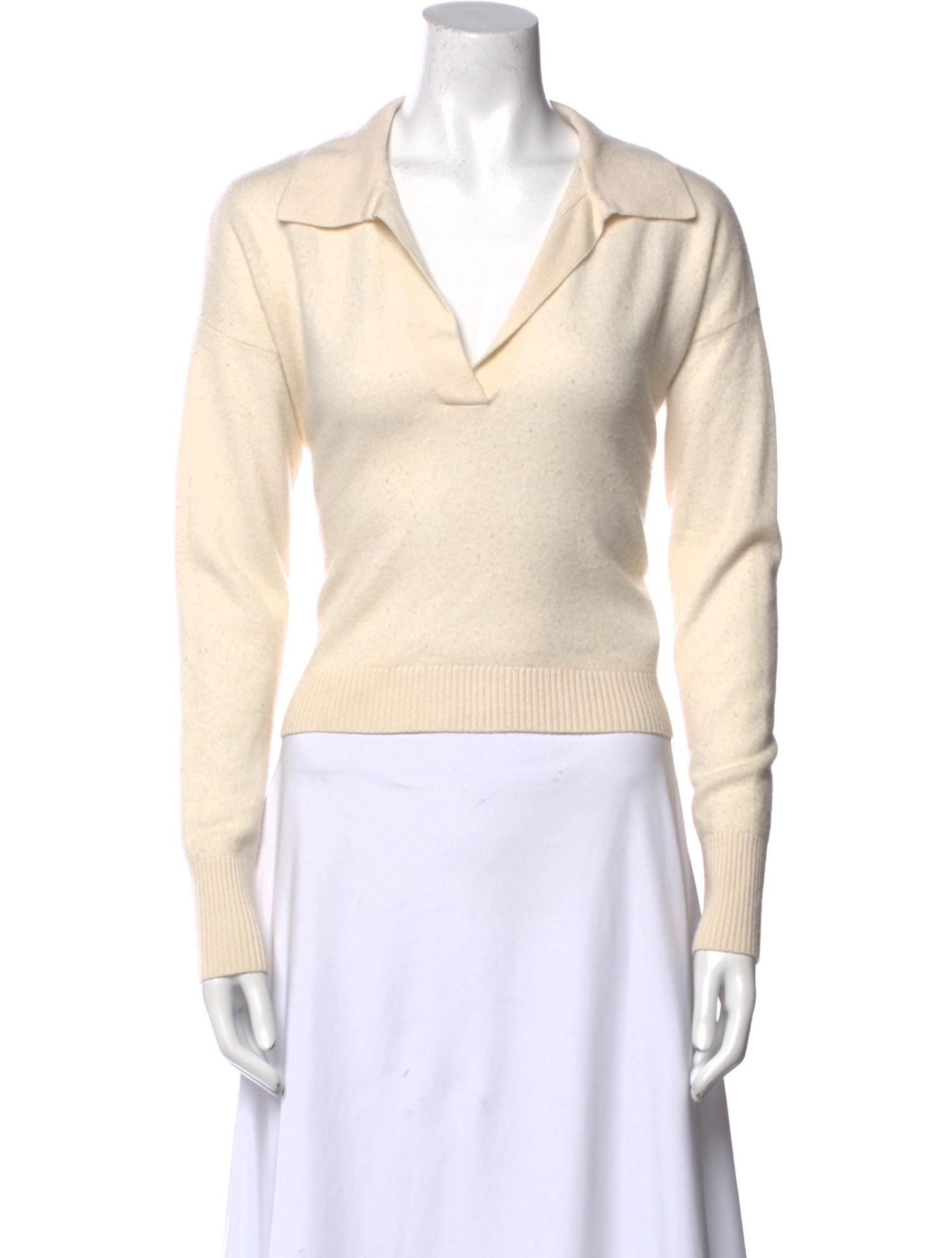 Intermix Cashmere V-Neck Sweater