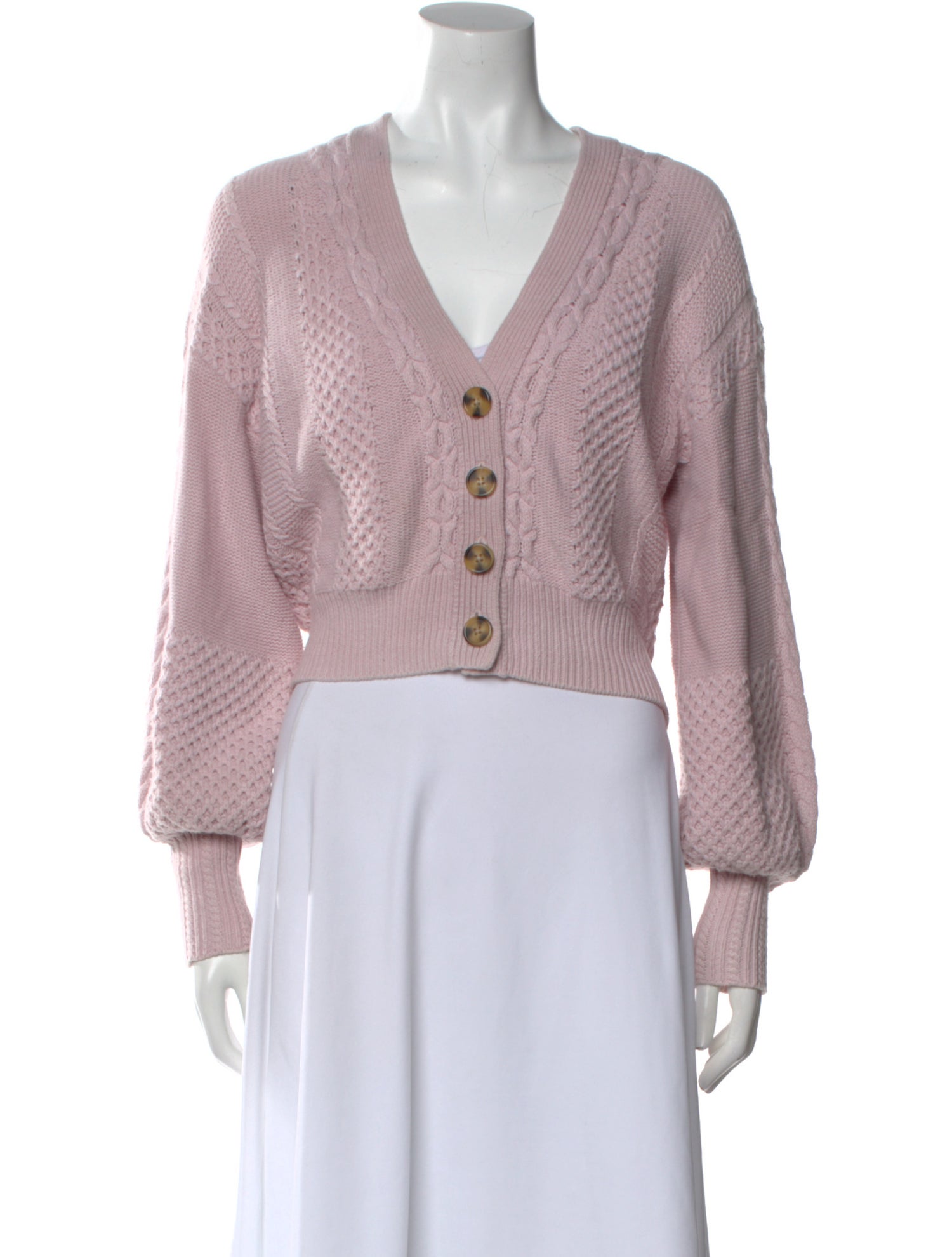 Intermix V-Neck Sweater