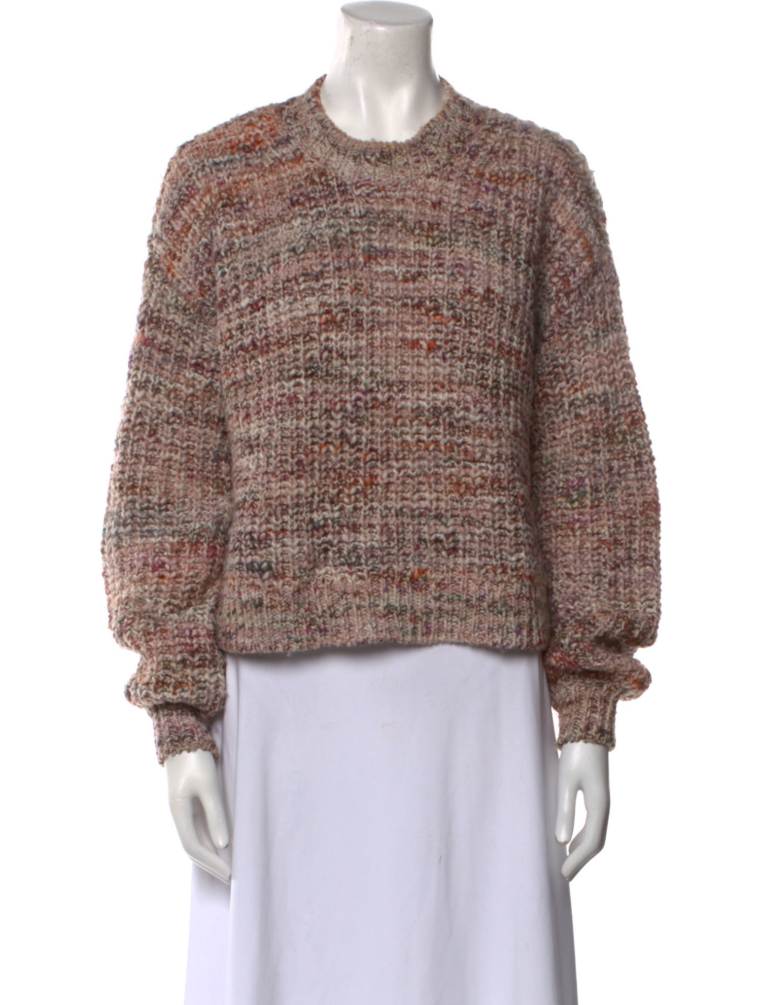 Intermix Printed Crew Neck Sweater