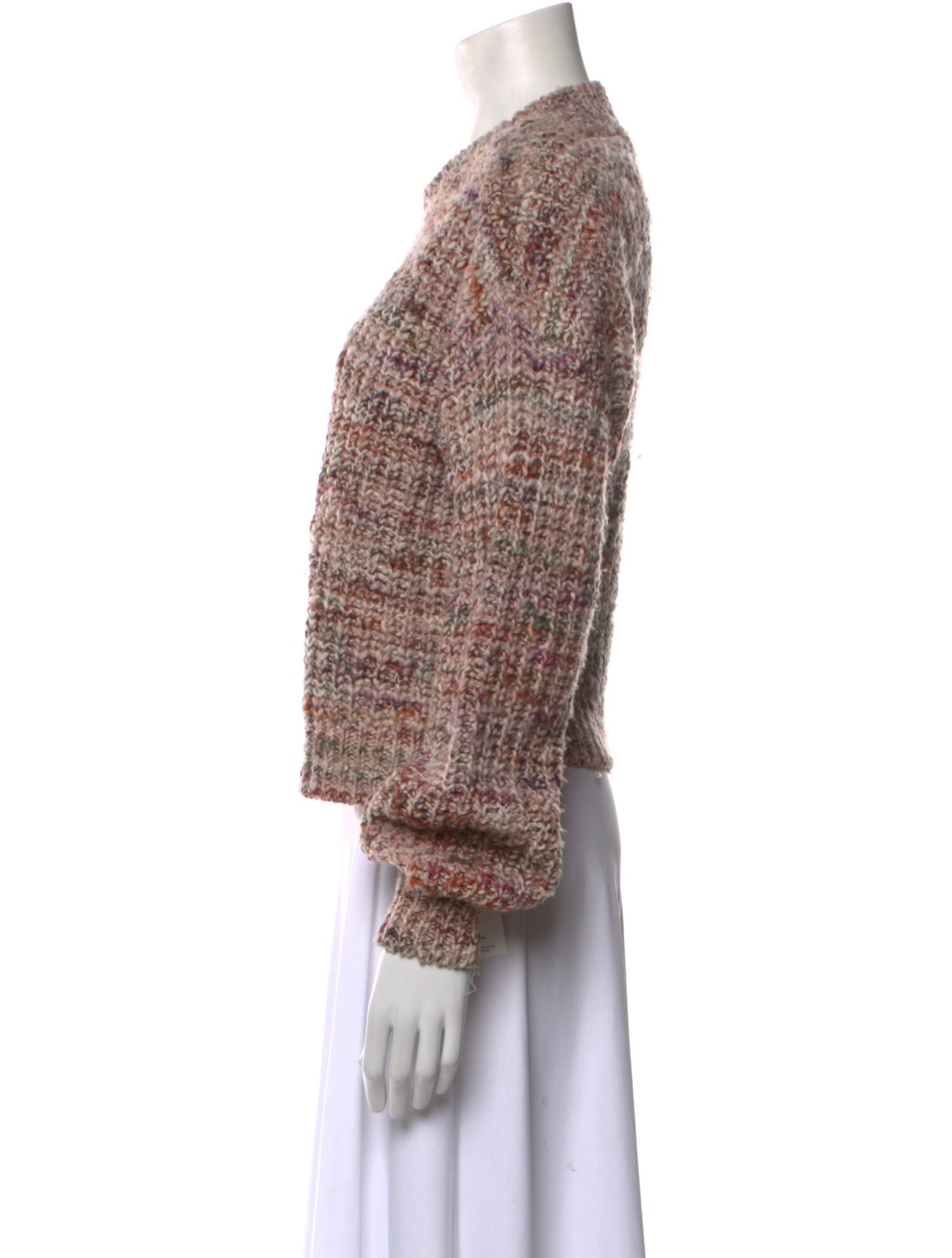 Intermix Printed Crew Neck Sweater