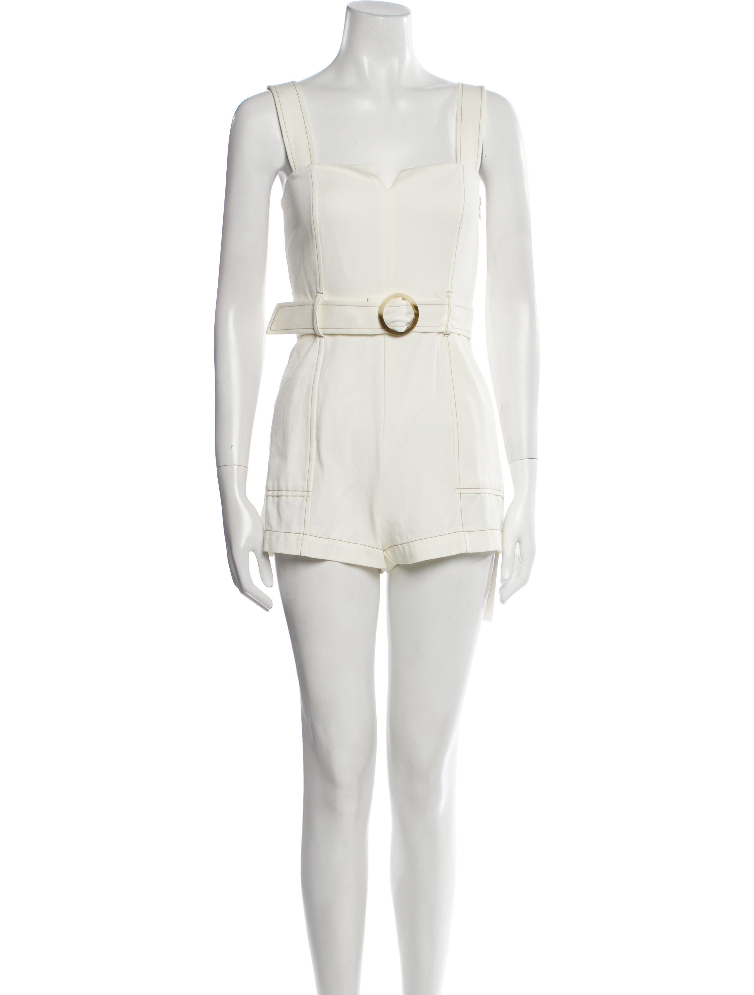 Intermix Square Neckline Romper