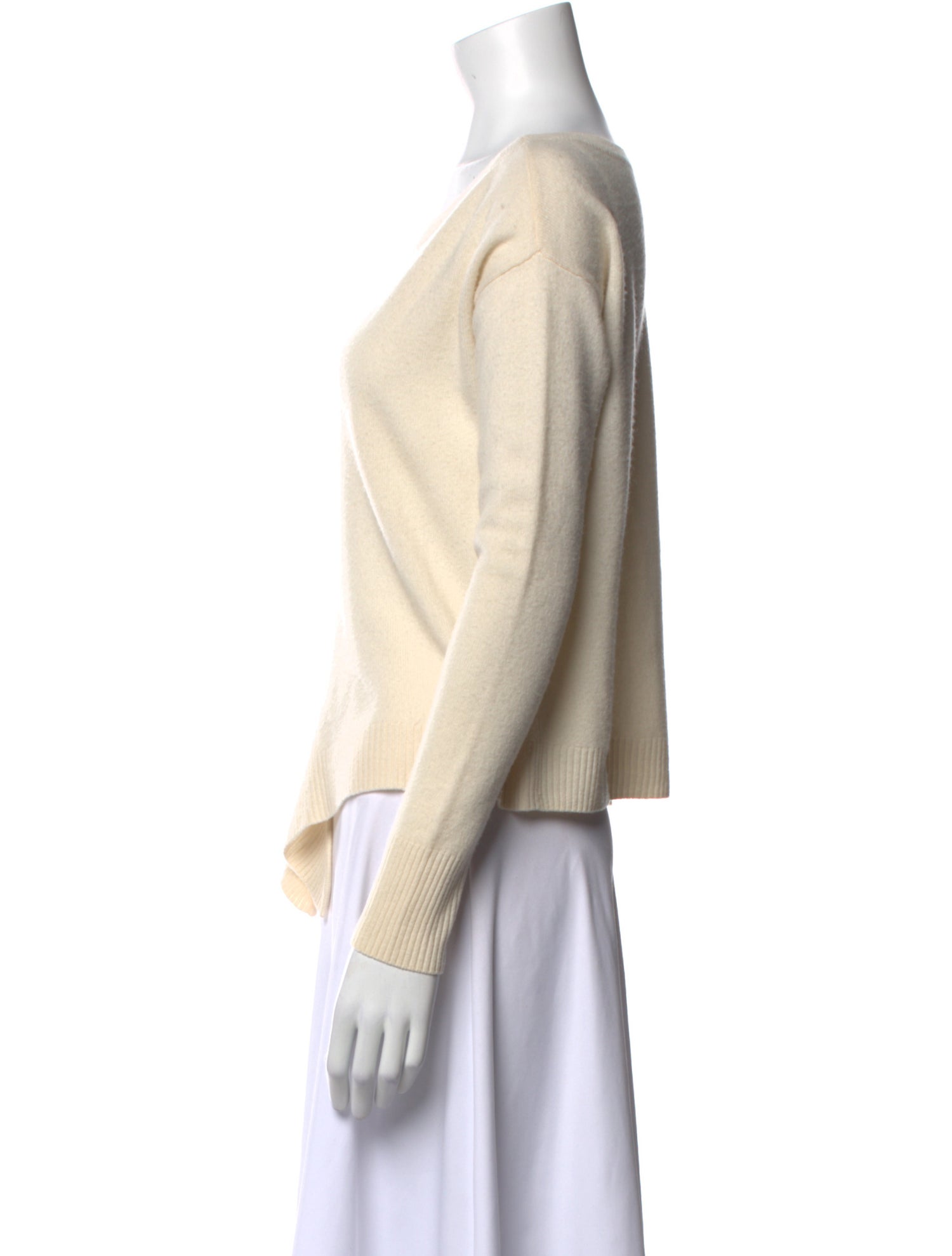 Intermix Cashmere Scoop Neck Sweater