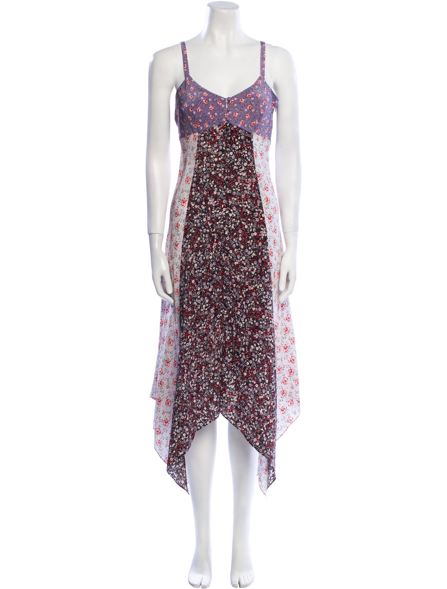 Intermix Silk Long Dress