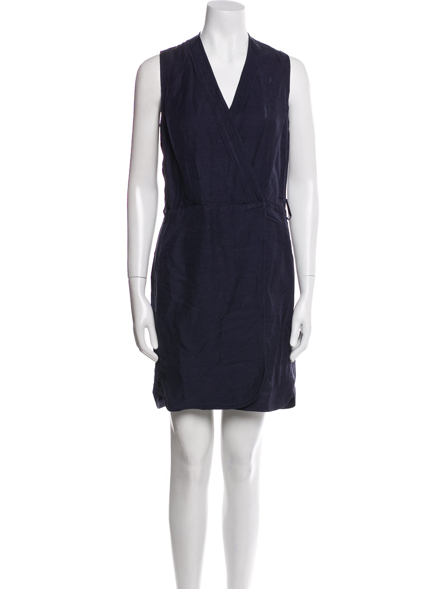 Intermix V-Neck Mini Dress