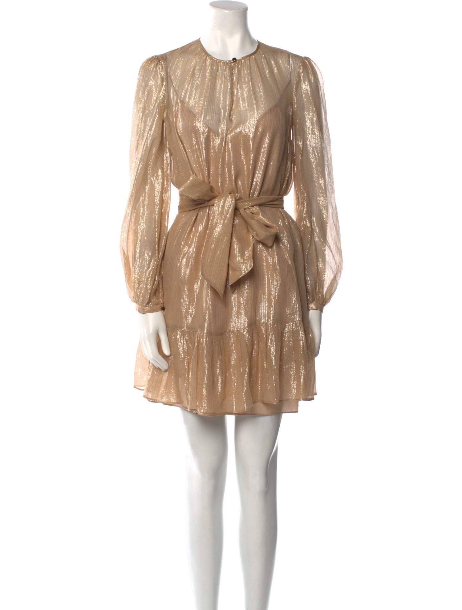 Intermix Silk Mini Dress