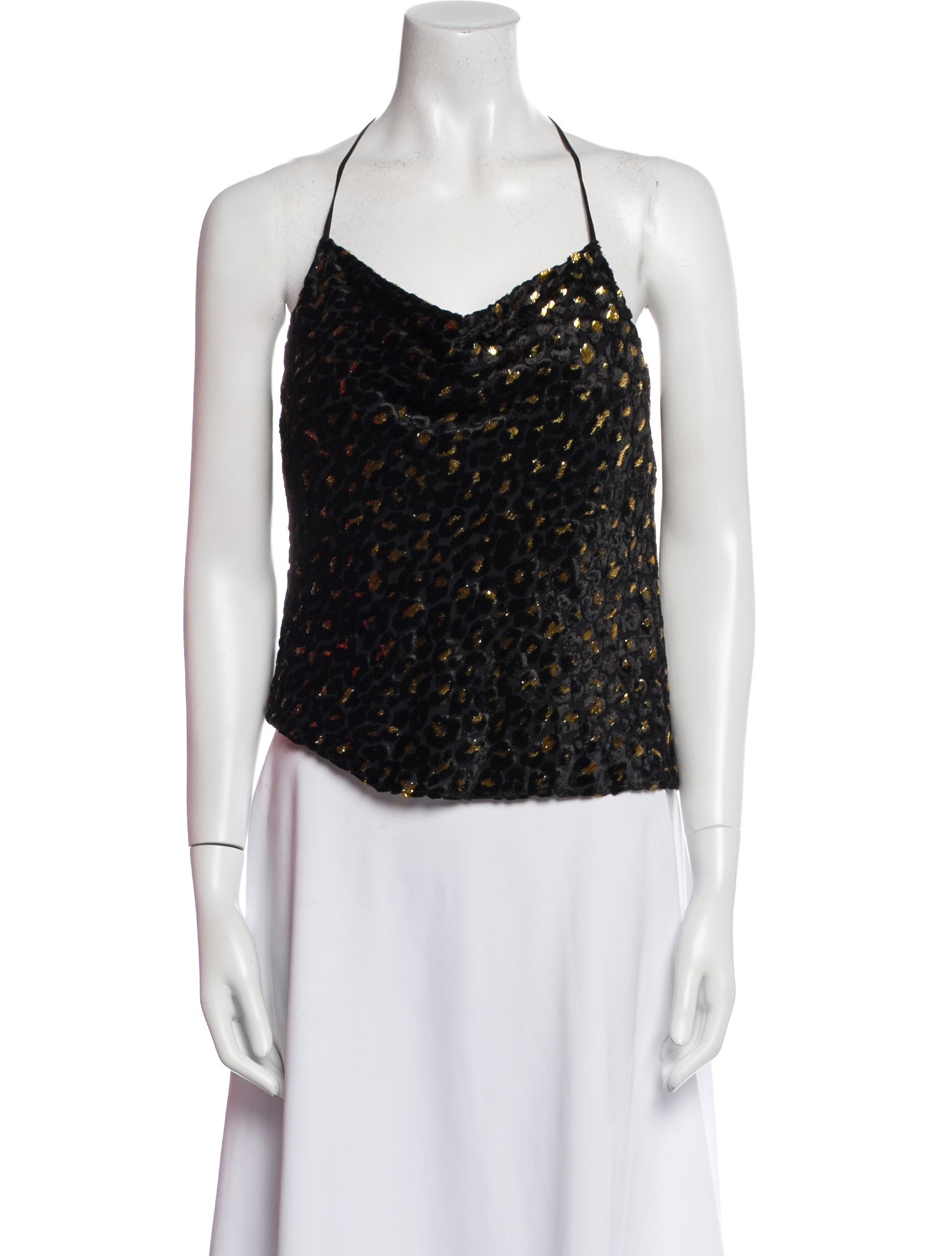 Intermix Nylon Striped Sweater