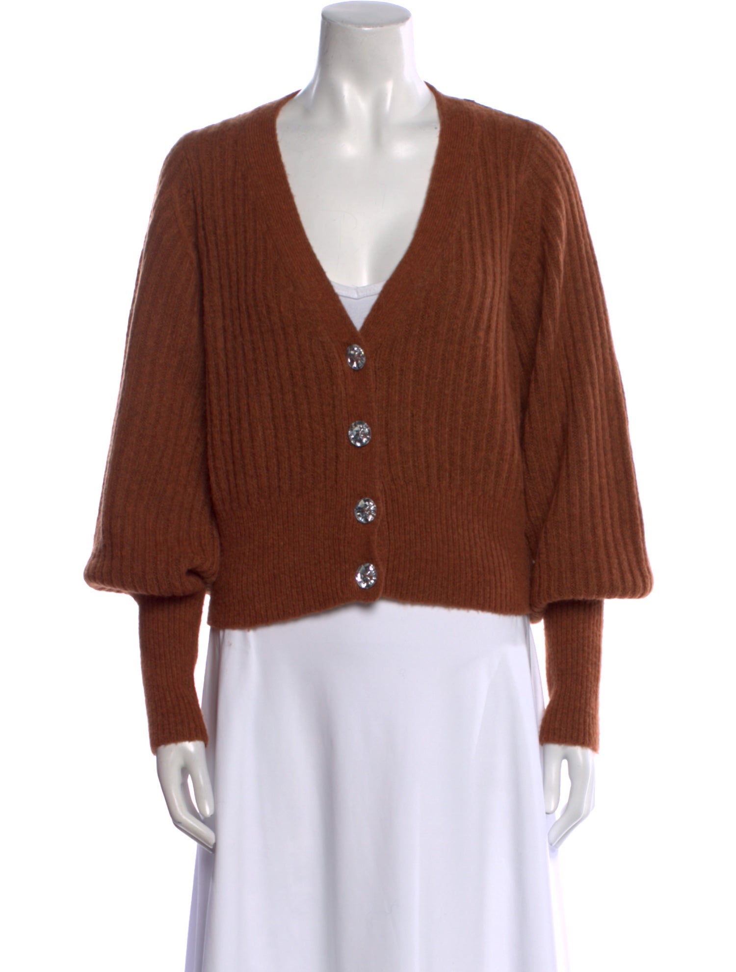 Intermix Wool V-Neck Sweater