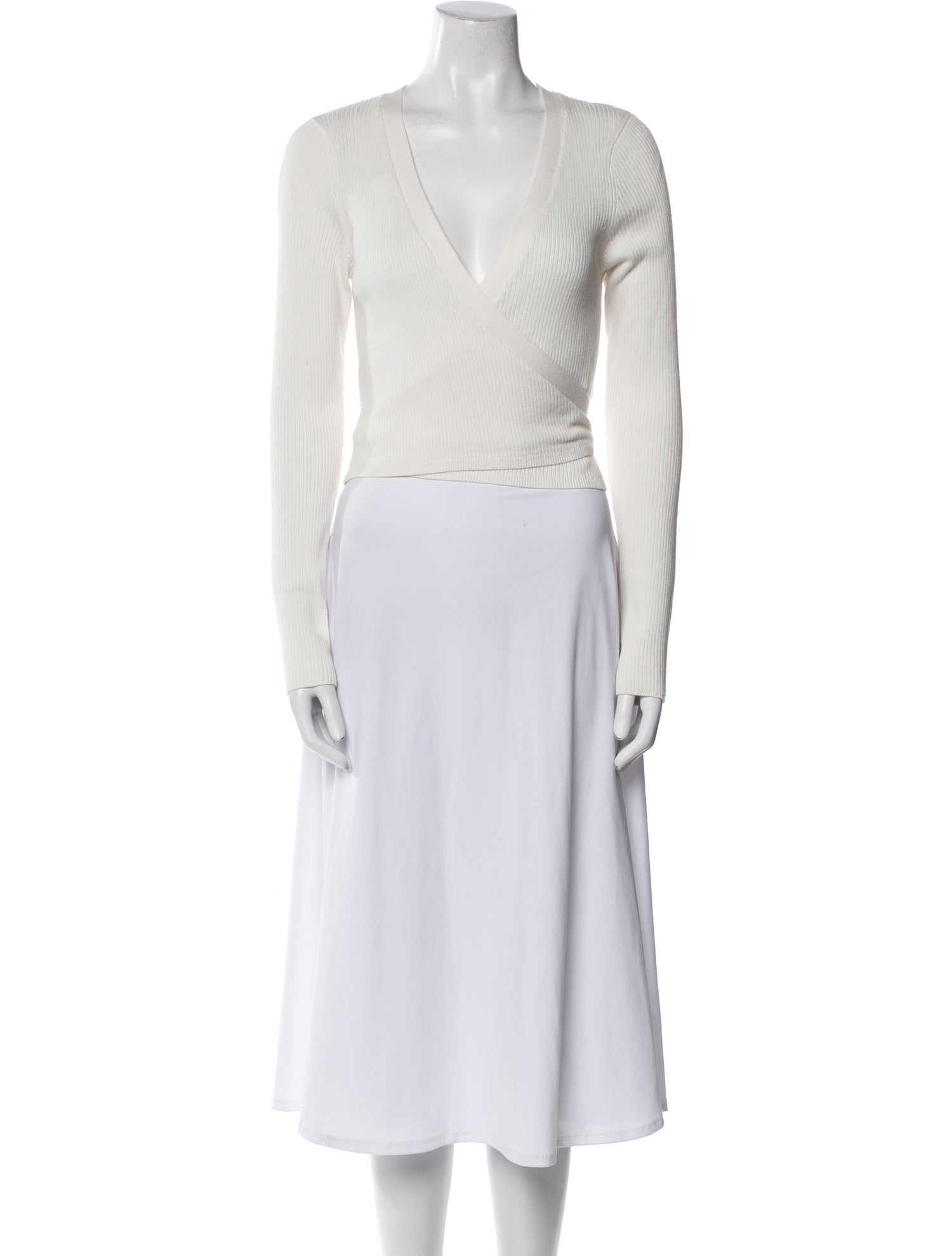 Intermix V-Neck Sweater