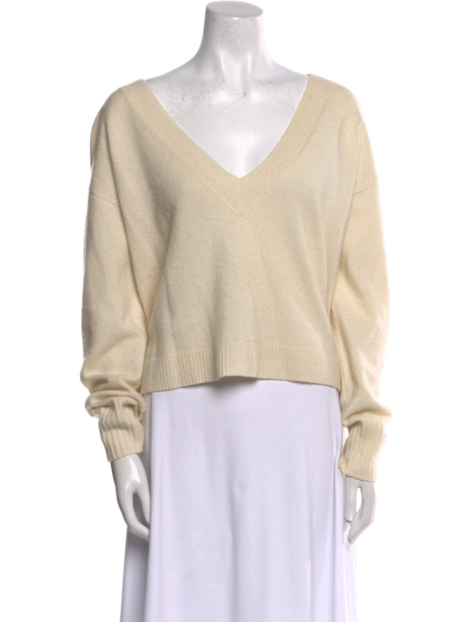 Intermix Cashmere V-Neck Sweater