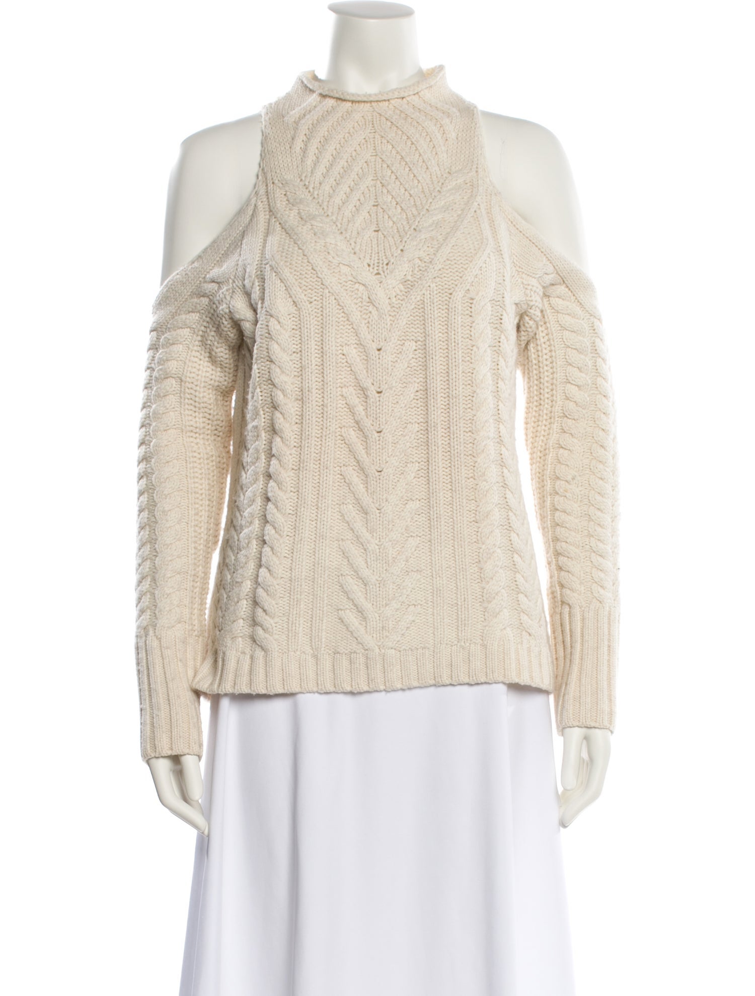 Intermix Wool Mock Neck Sweater