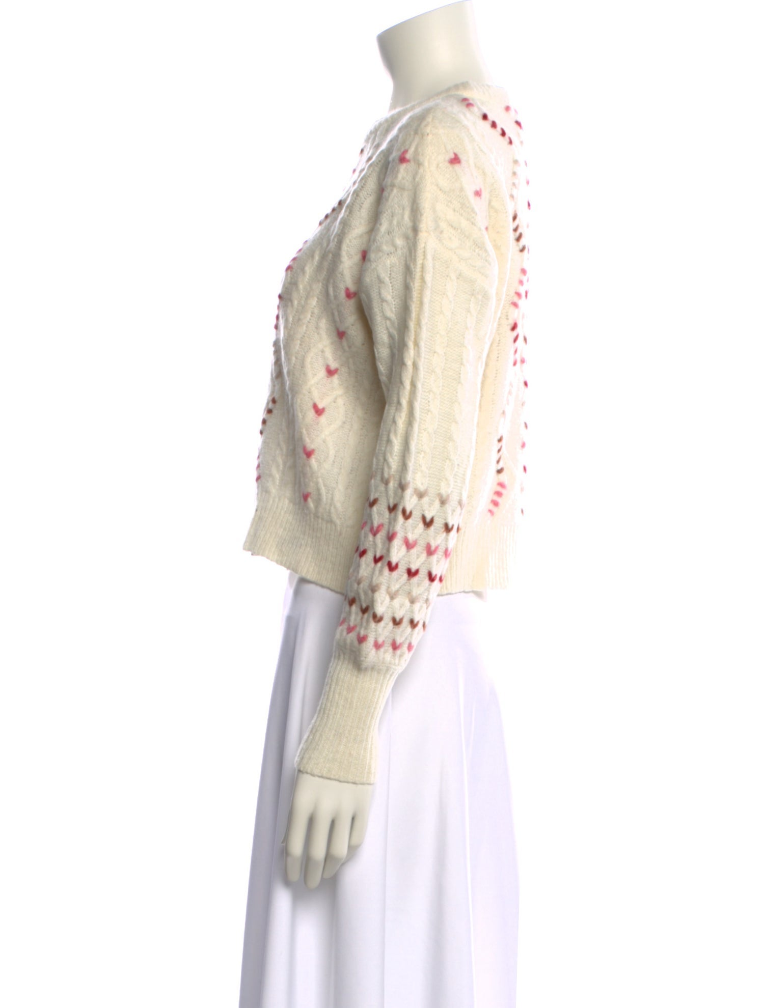 Intermix Wool Printed Sweater