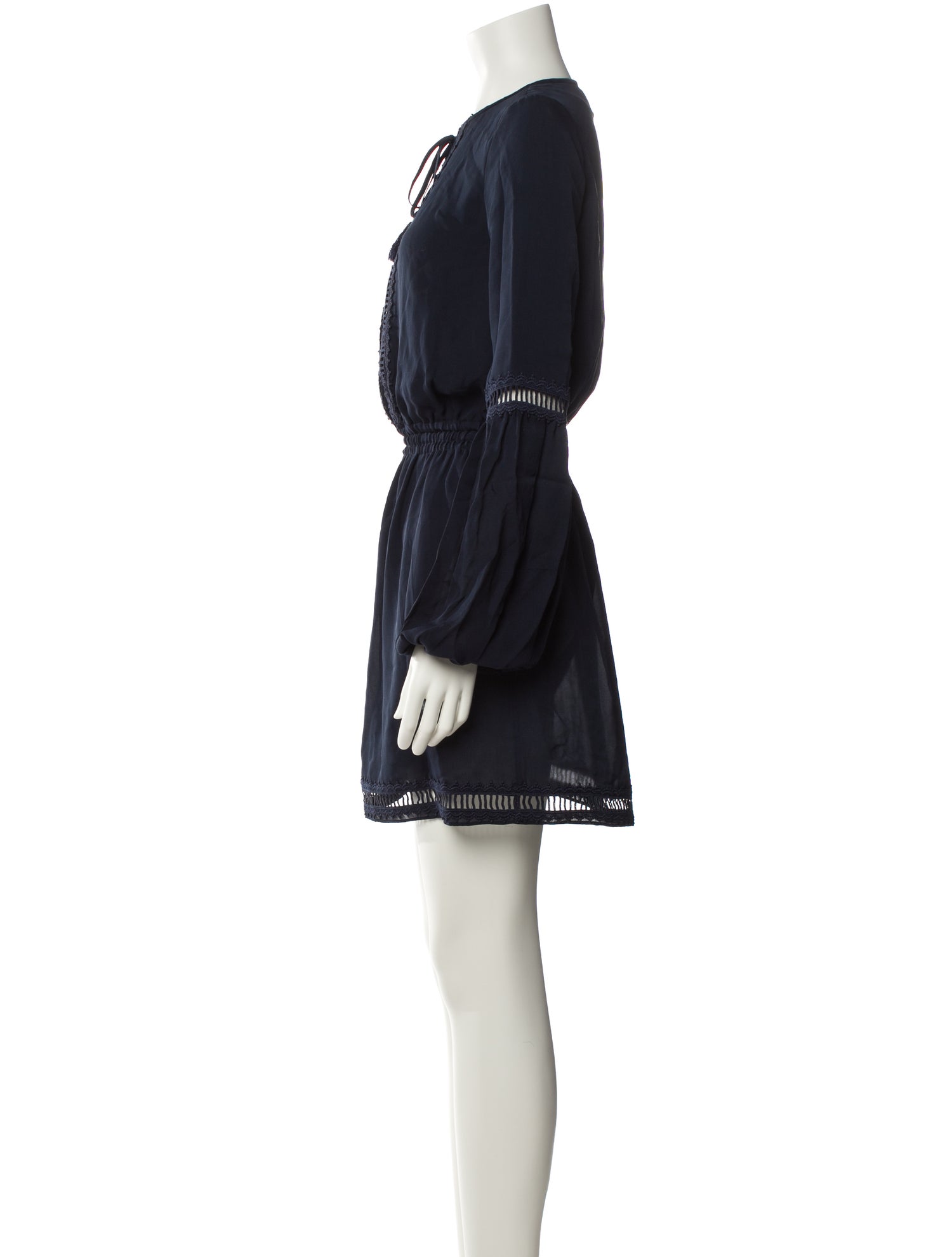 Intermix Silk Mini Dress