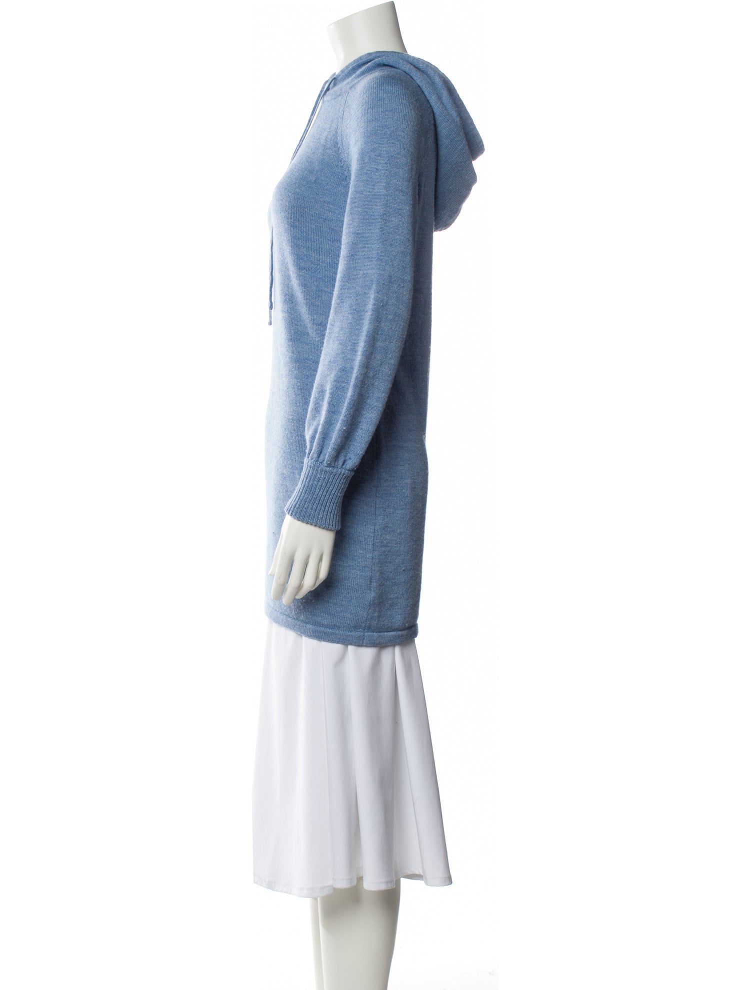 Intermix Merino Wool Mock Neck Sweater