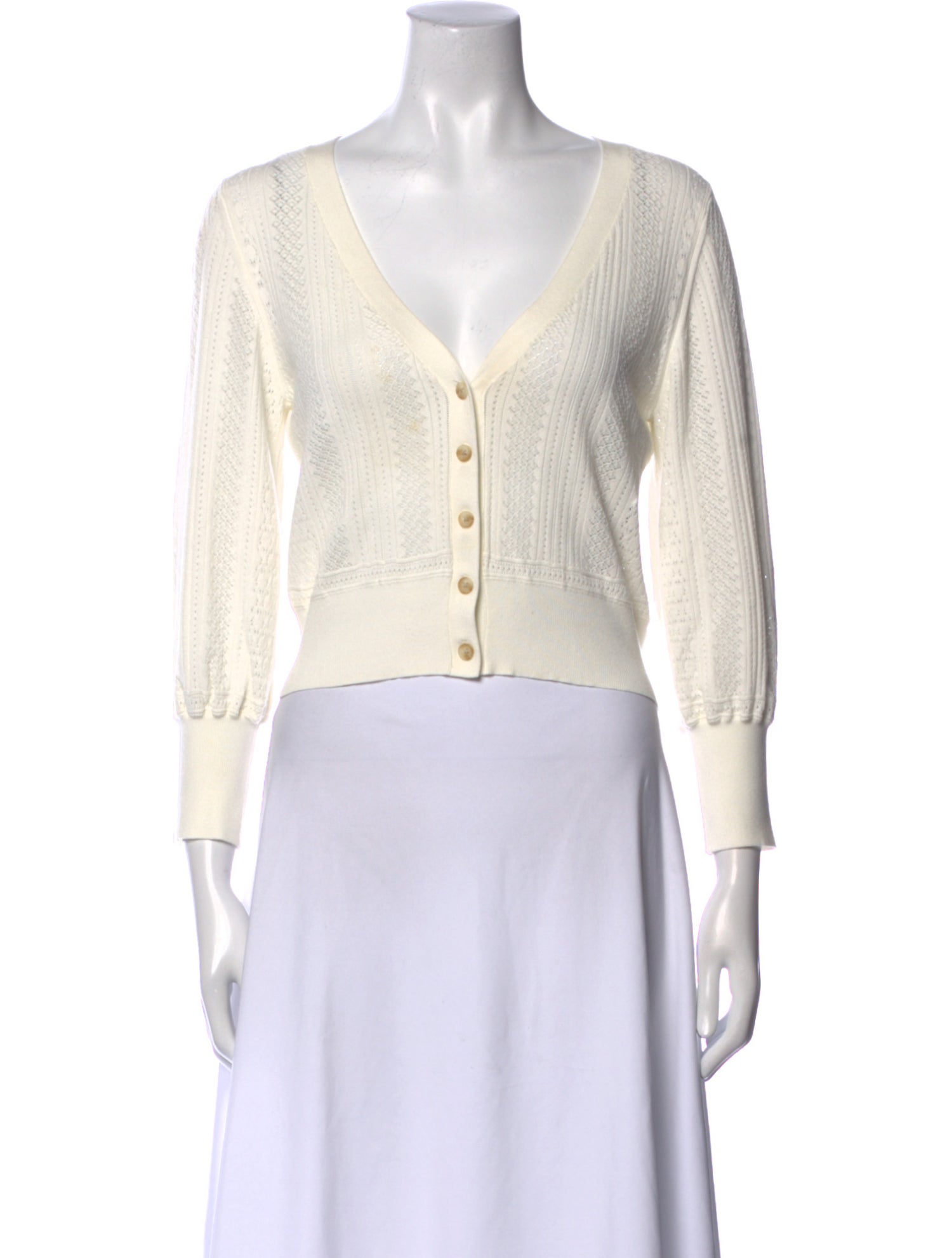 Intermix V-Neck Sweater