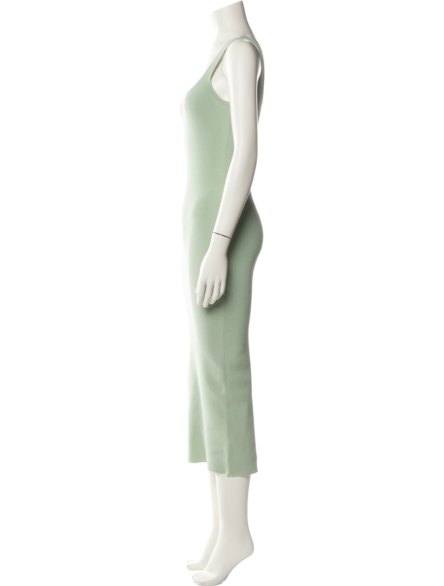 Intermix Scoop Neck Long Dress