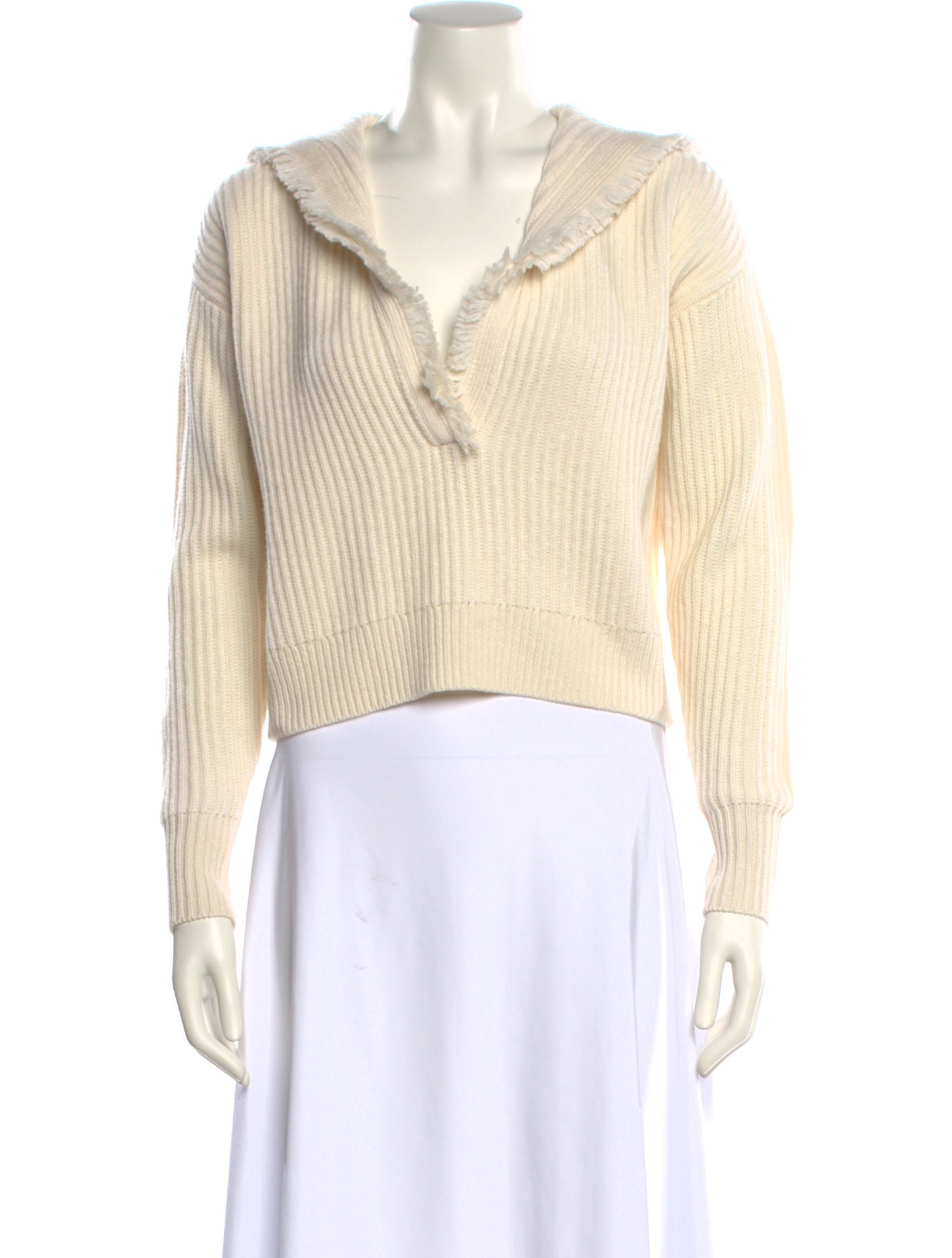 Intermix Wool V-Neck Sweater