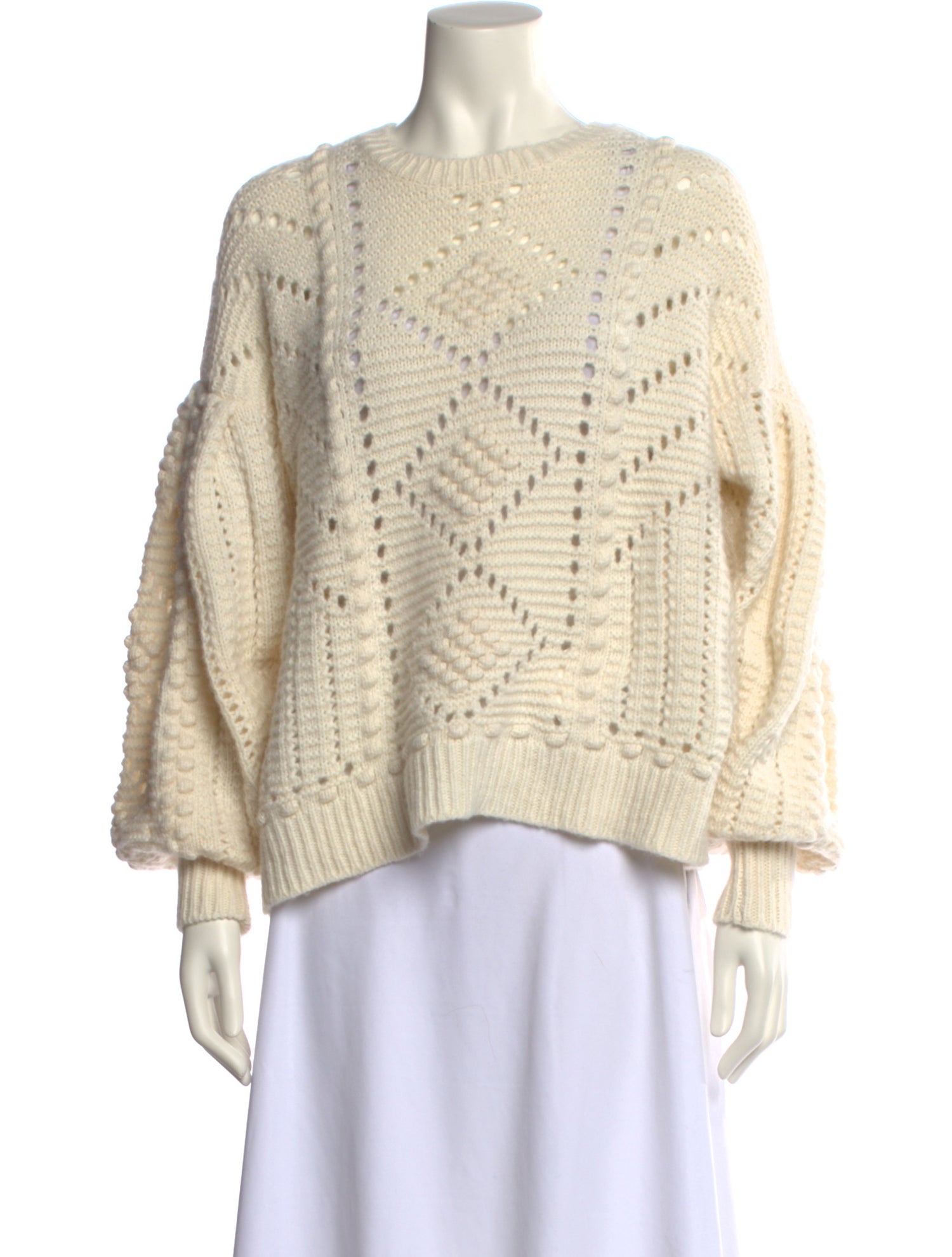 Intermix Wool Crew Neck Sweater