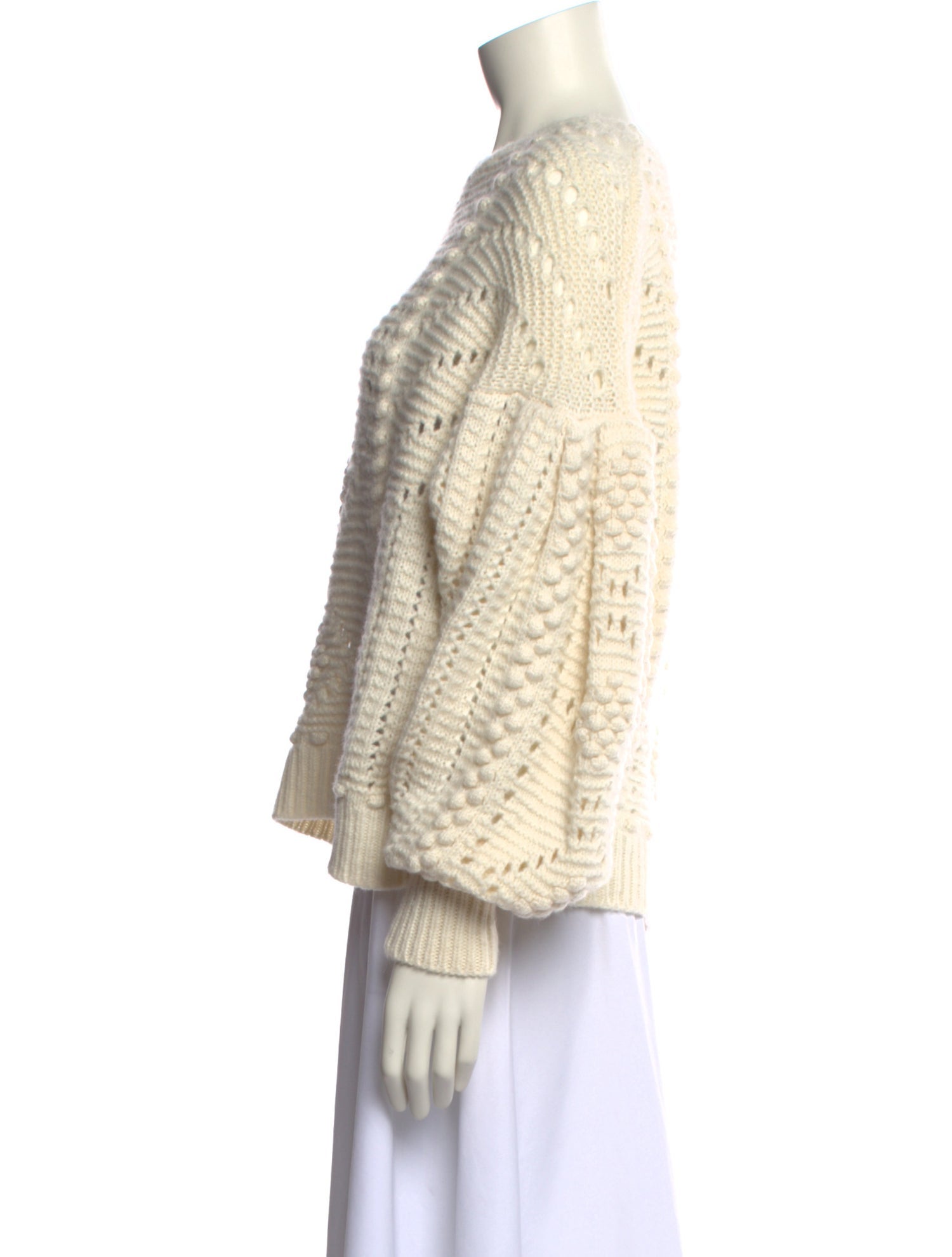 Intermix Wool Crew Neck Sweater