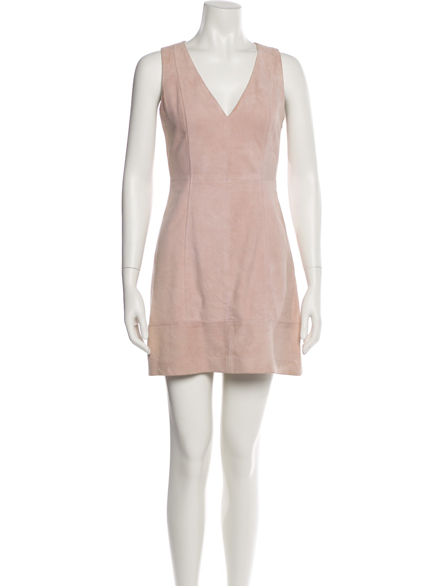 Intermix Suede Mini Dress