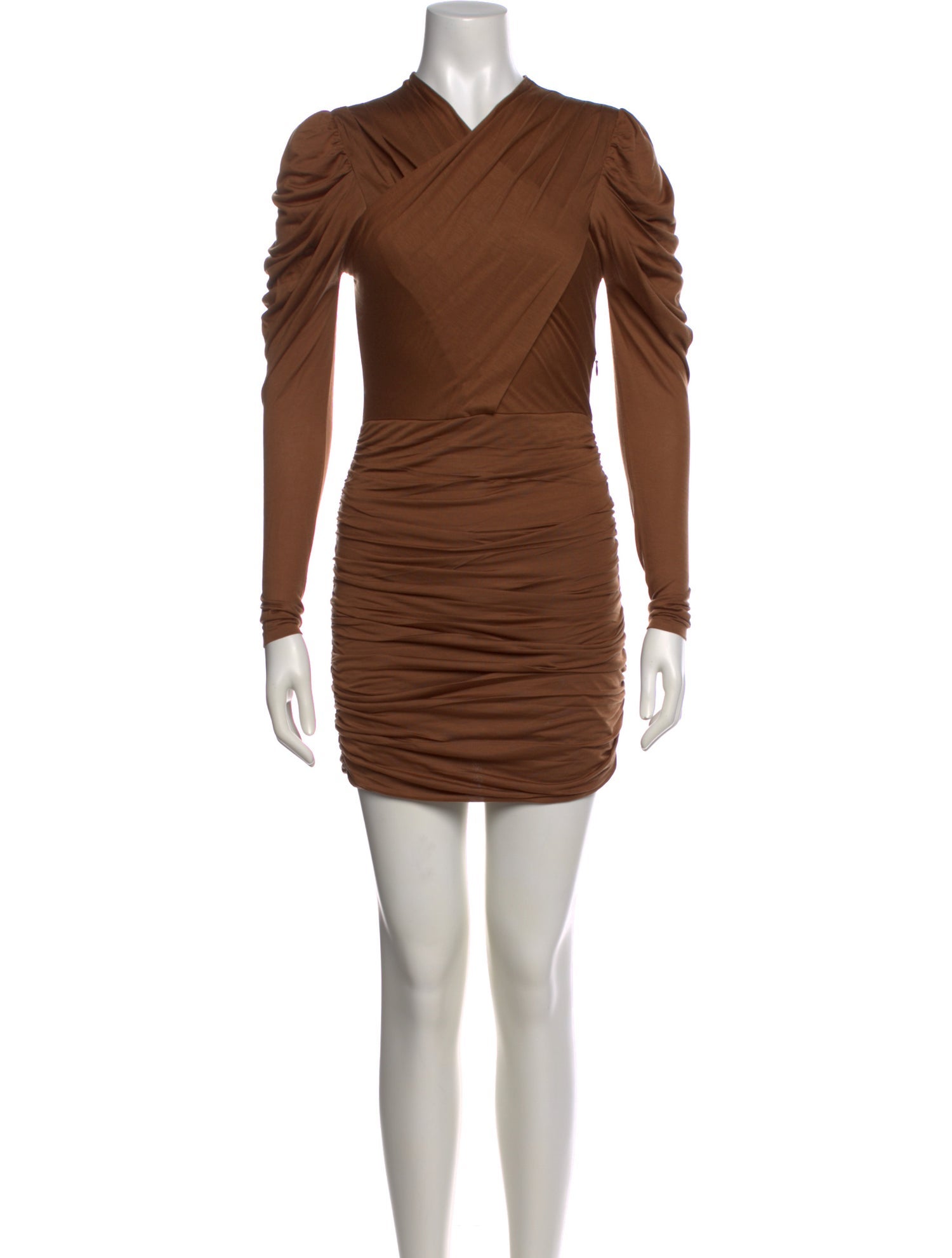 Intermix V-Neck Mini Dress