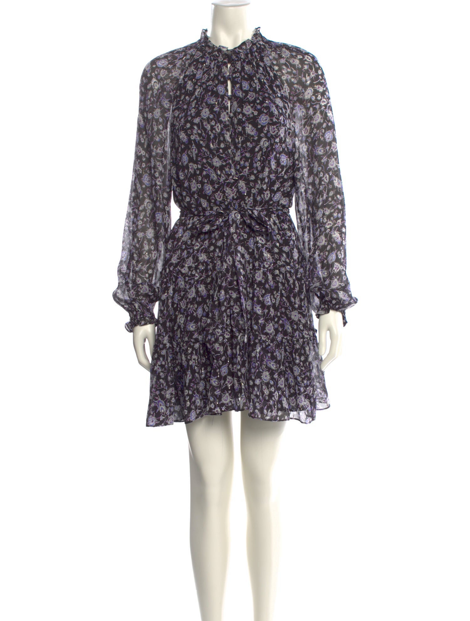 Intermix Silk Mini Dress