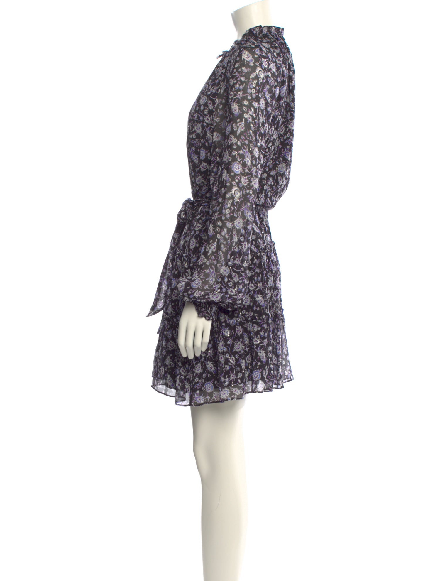 Intermix Silk Mini Dress