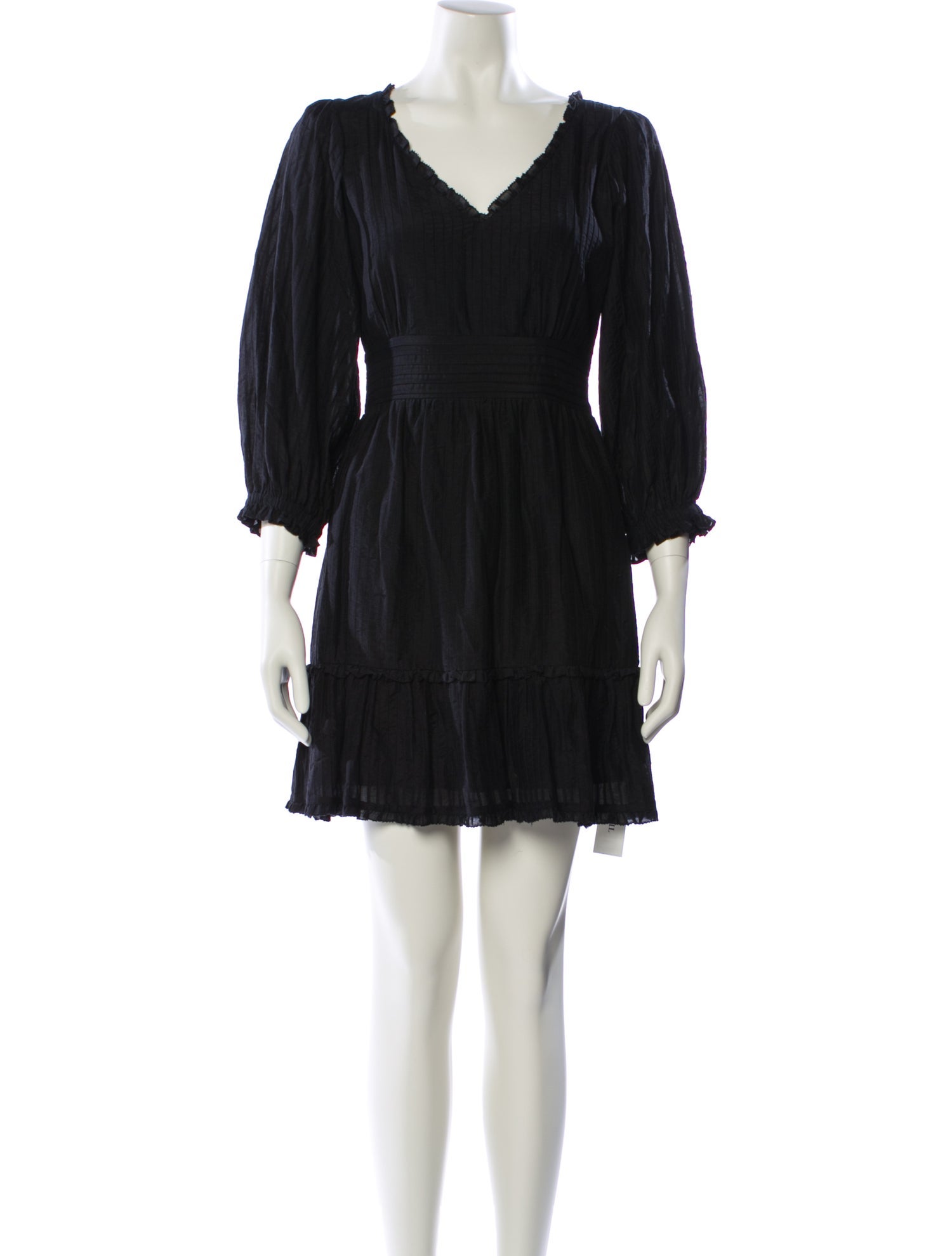 Intermix V-Neck Mini Dress