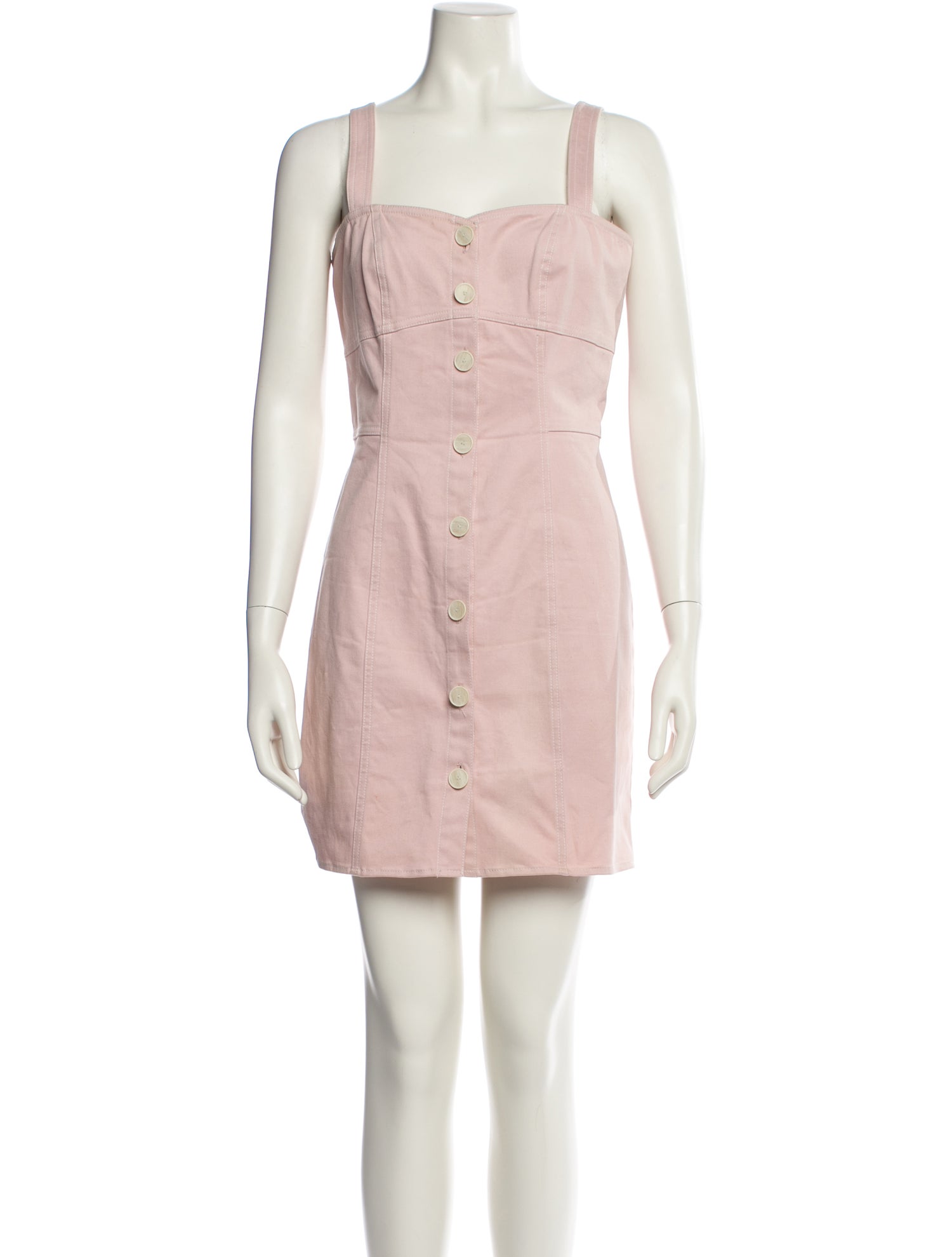 Intermix Square Neckline Mini Dress