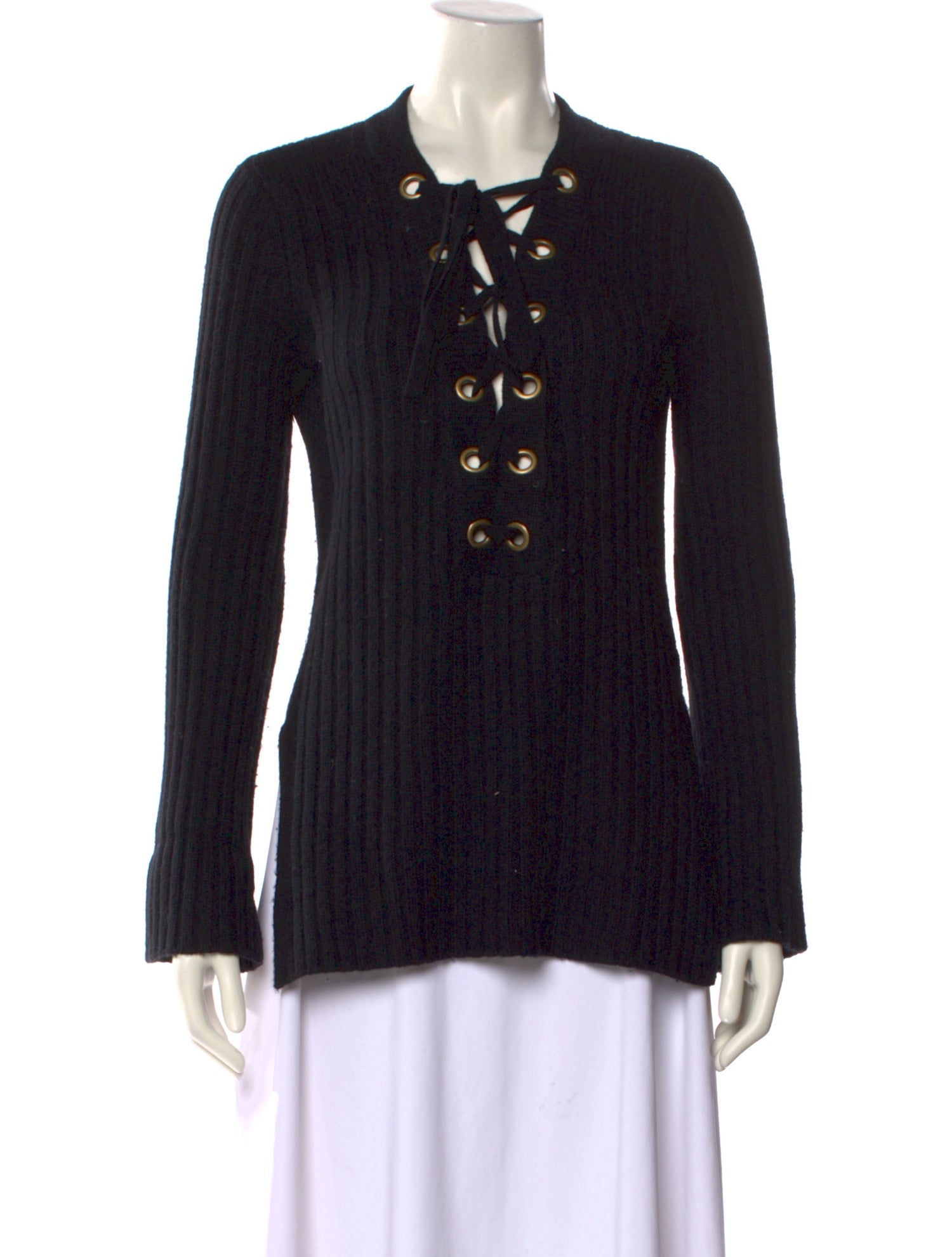 Intermix Wool Crew Neck Sweater