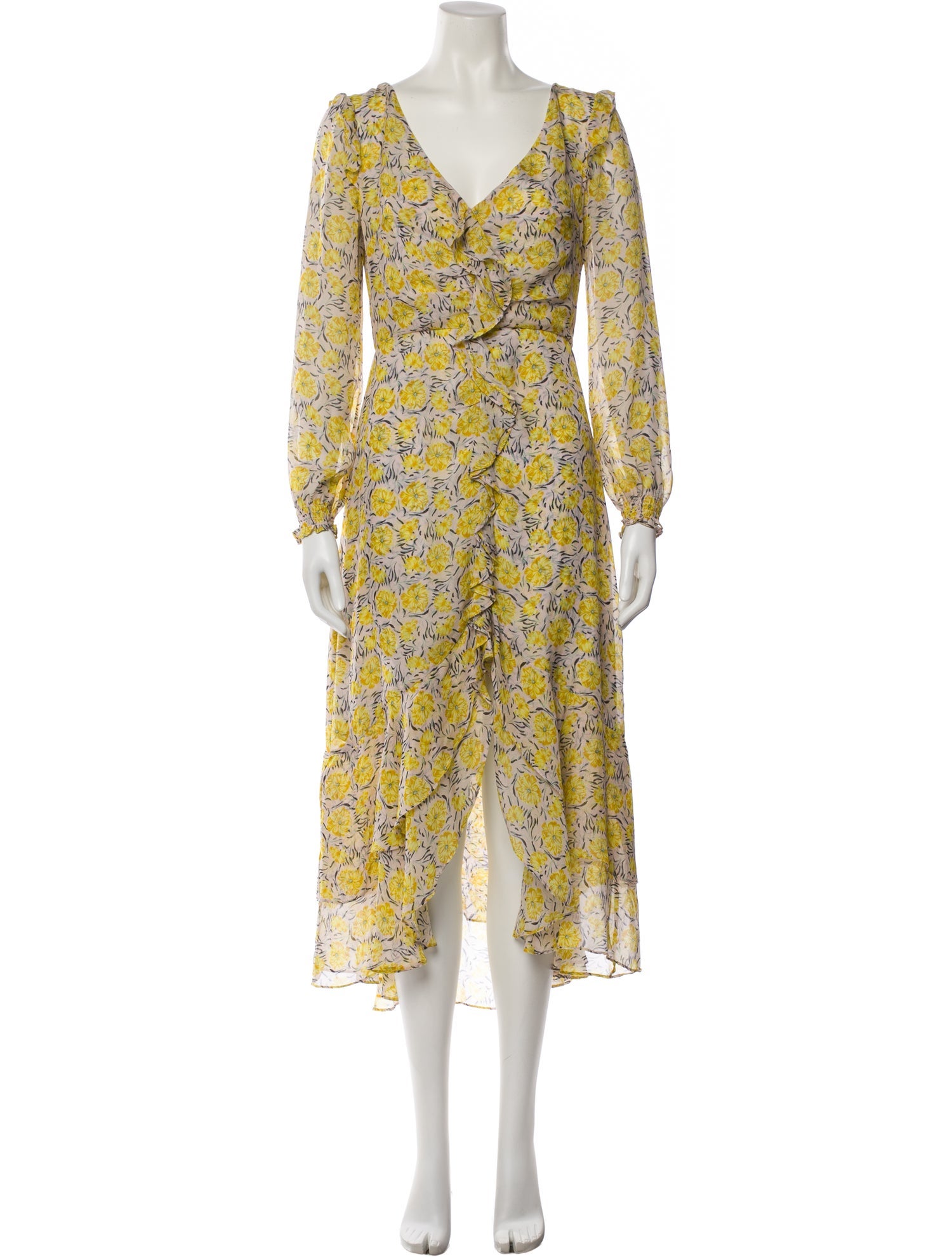 Intermix Silk Long Dress