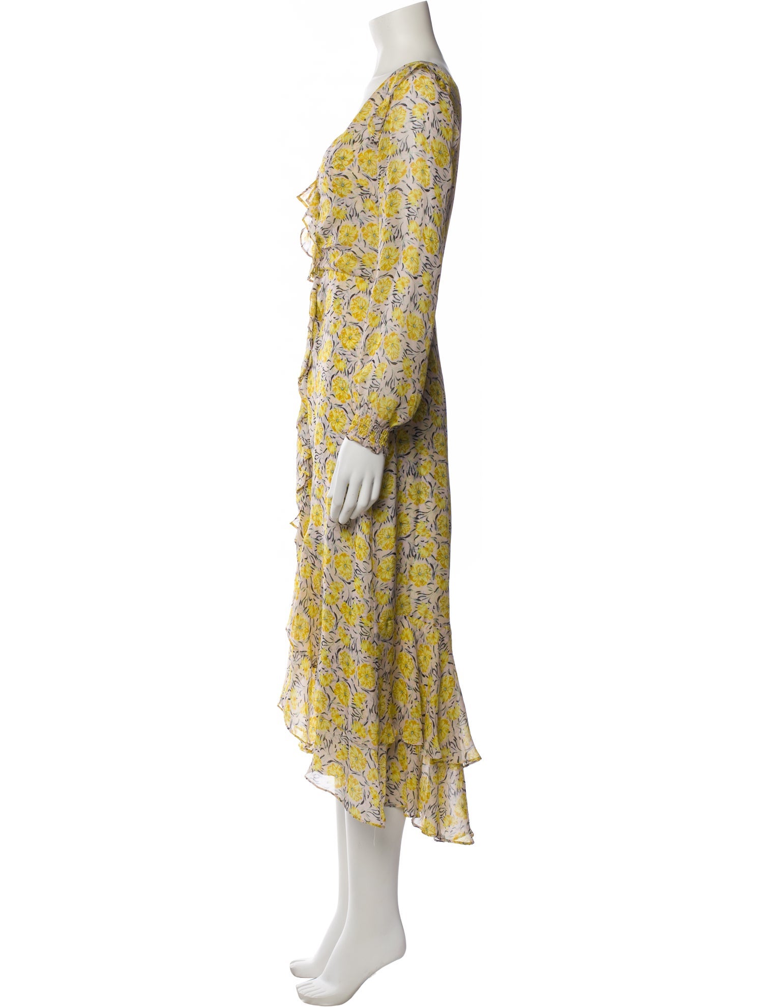 Intermix Silk Long Dress