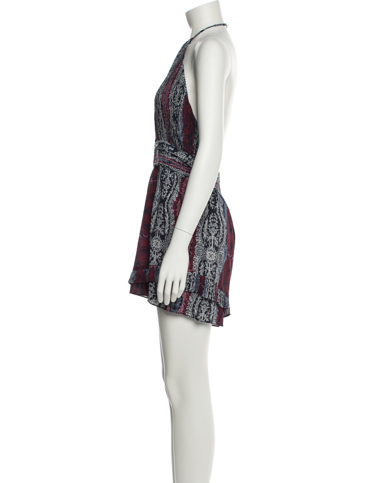 Intermix Silk Printed Romper w/ Tags