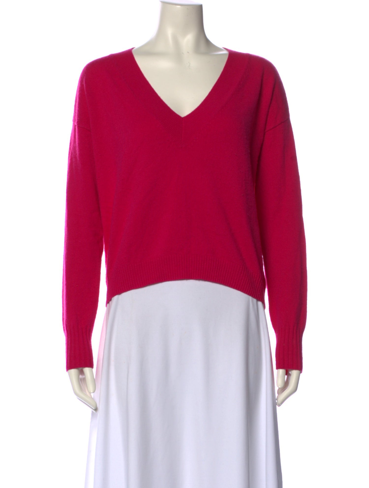 Intermix Cashmere V-Neck Sweater