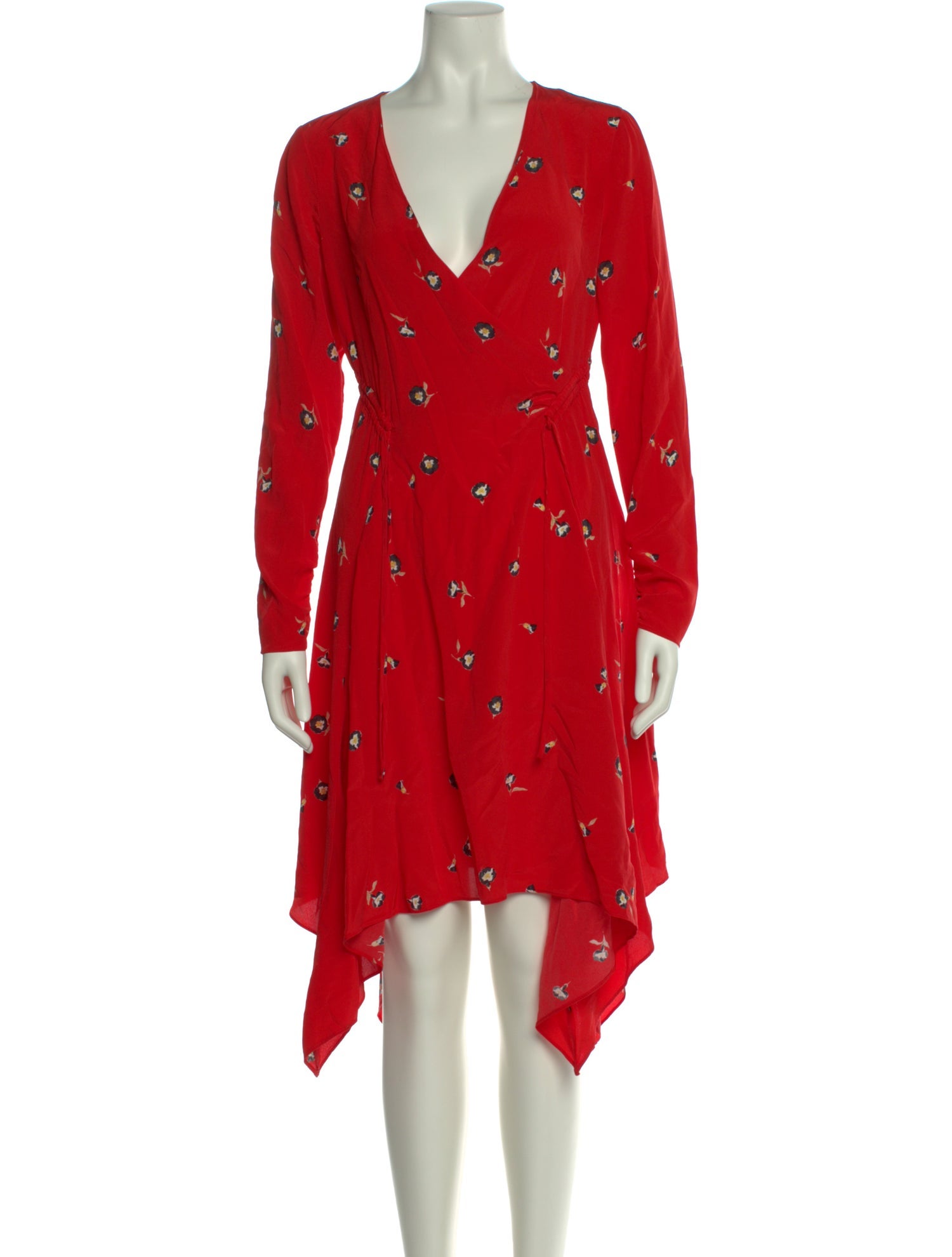 Intermix Silk Midi Length Dress