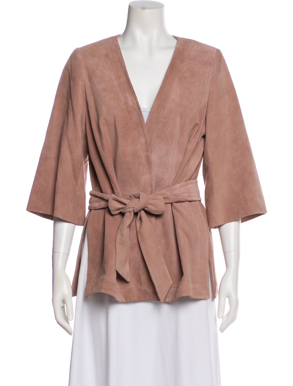 Intermix Leather Evening Jacket - image 1