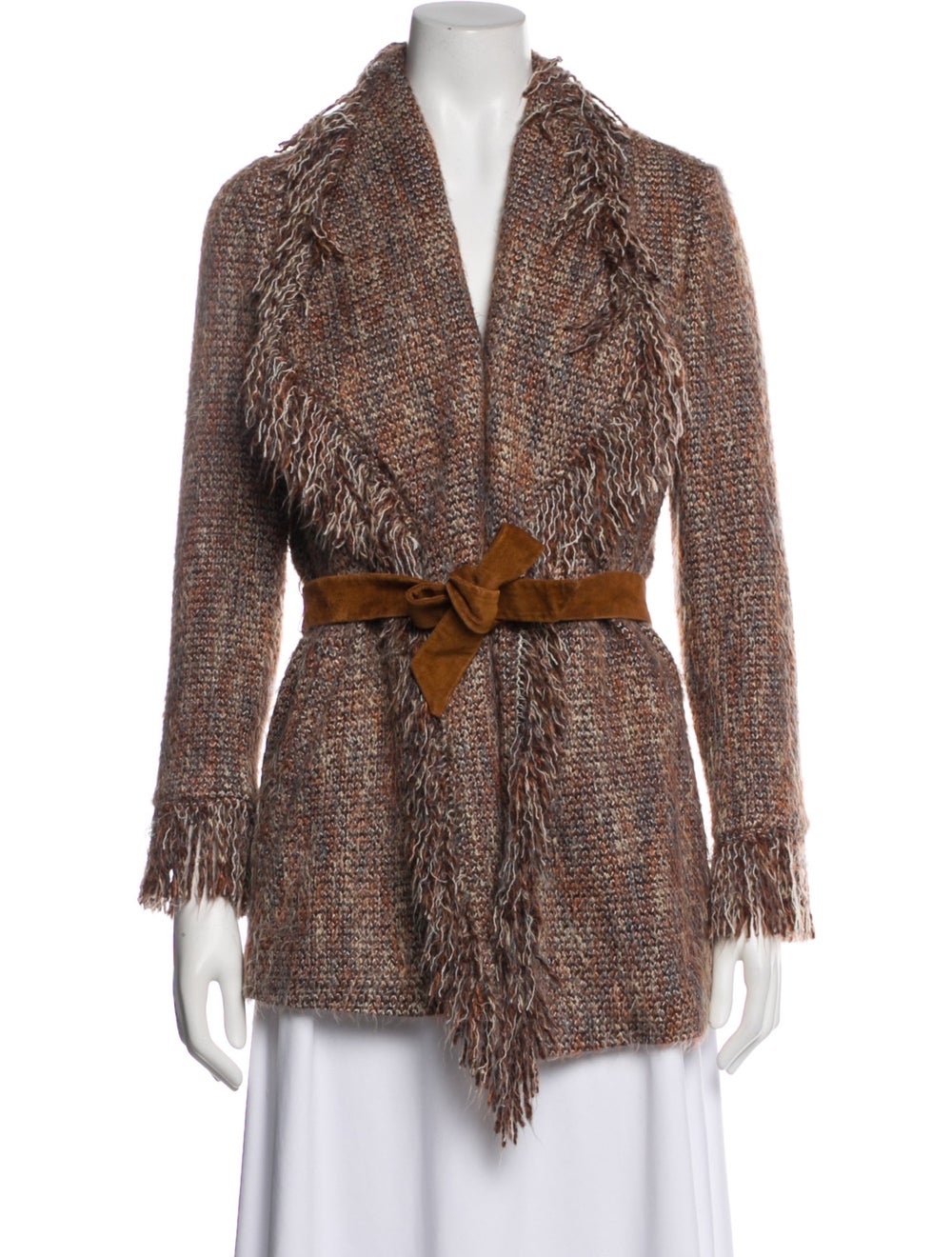 Intermix Nylon Tweed Pattern Evening Jacket - image 1