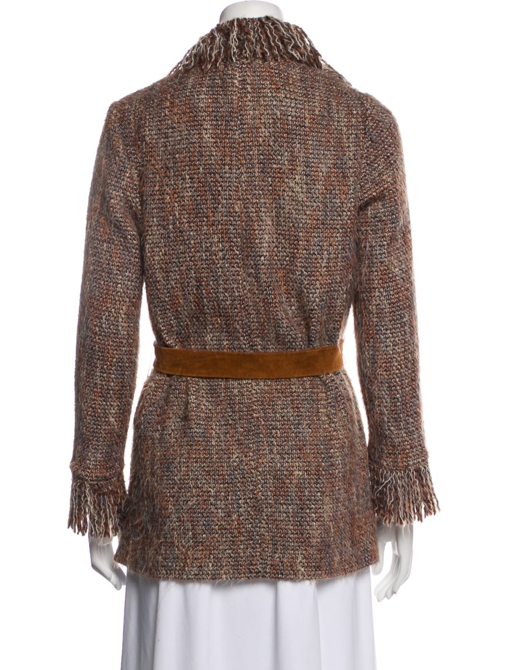 Intermix Nylon Tweed Pattern Evening Jacket - image 3