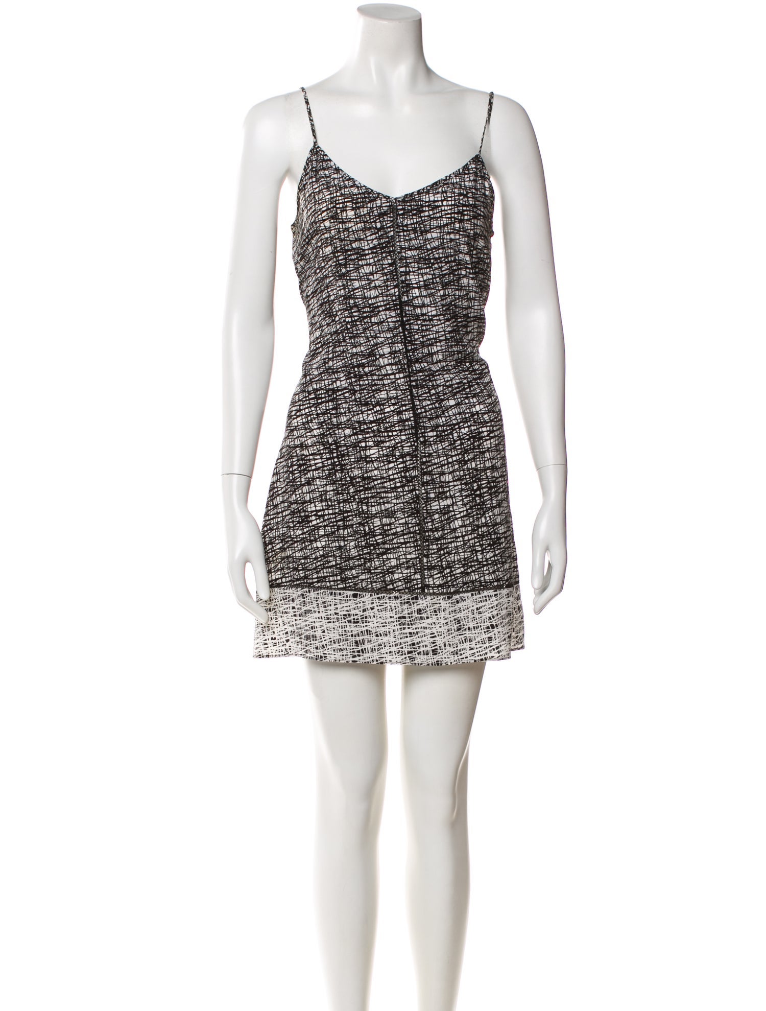 Intermix Silk Mini Dress