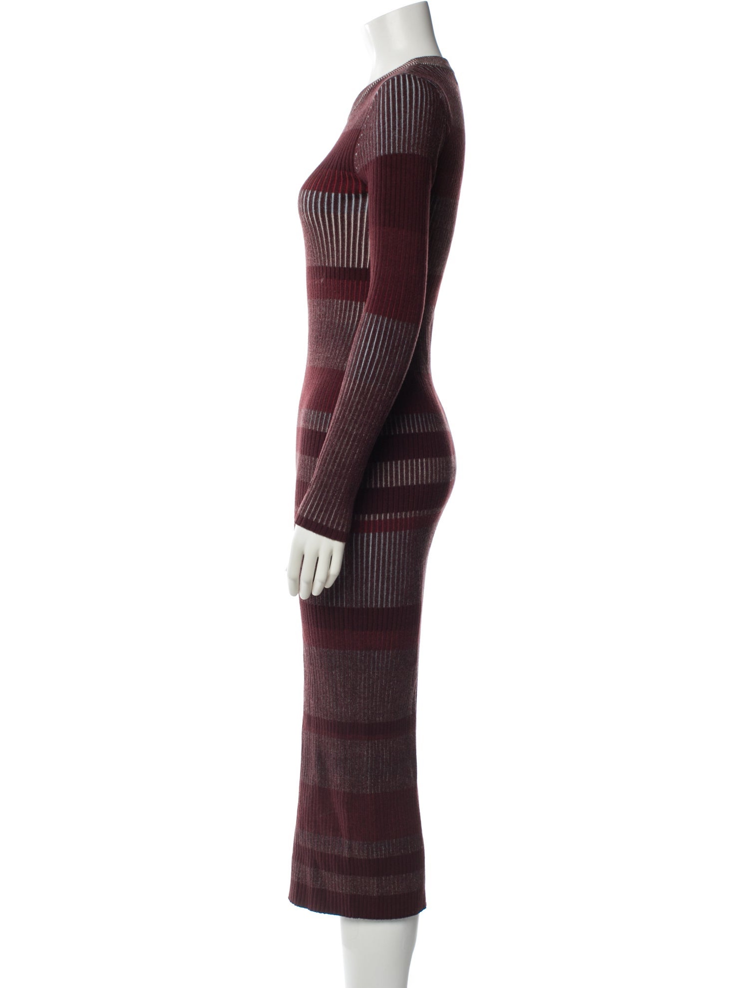 Intermix Striped Long Dress