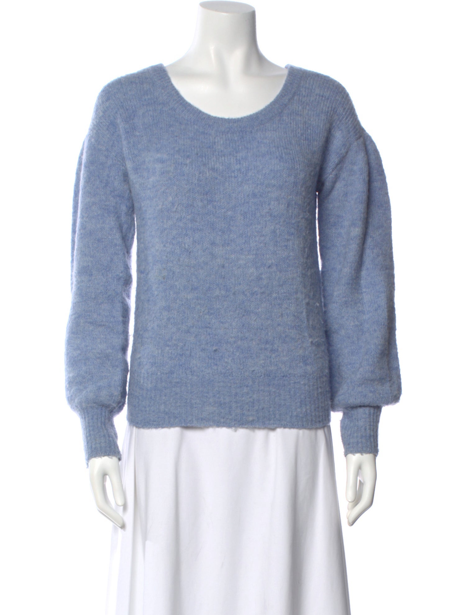 Intermix Scoop Neck Sweater