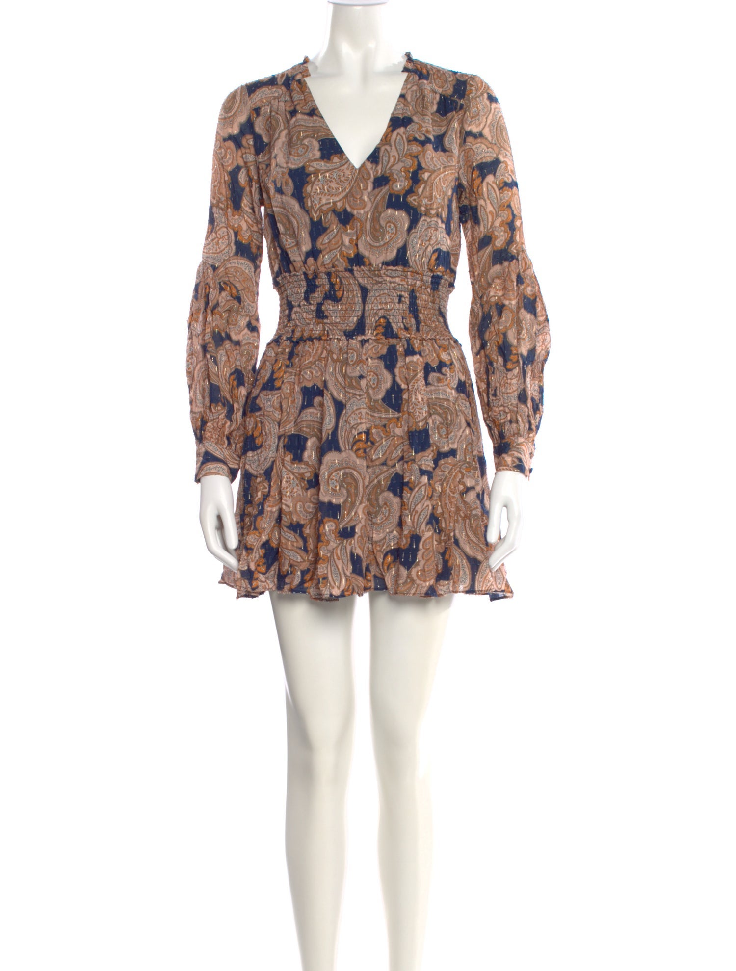 Intermix Paisley Print Mini Dress