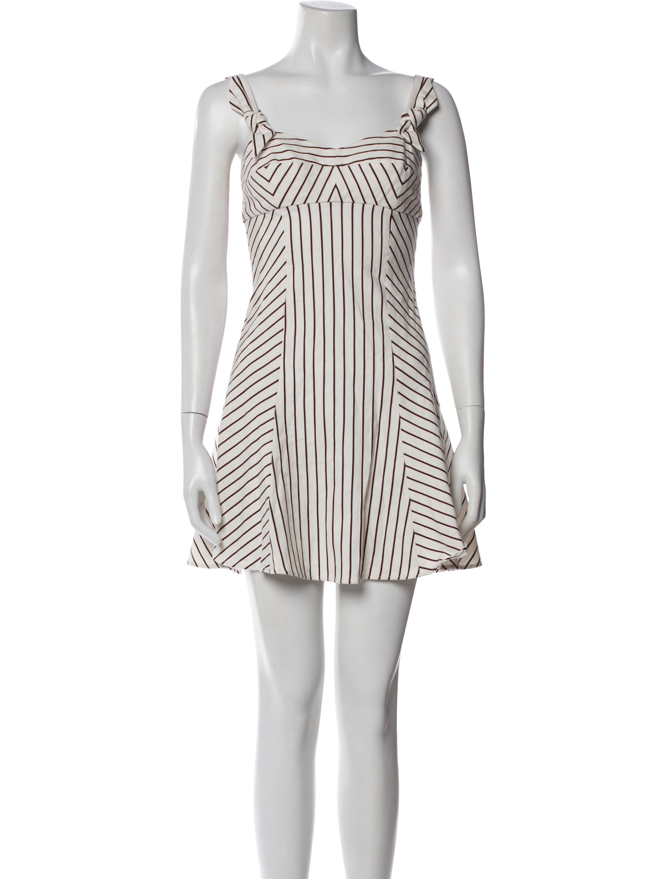 Intermix Striped Mini Dress